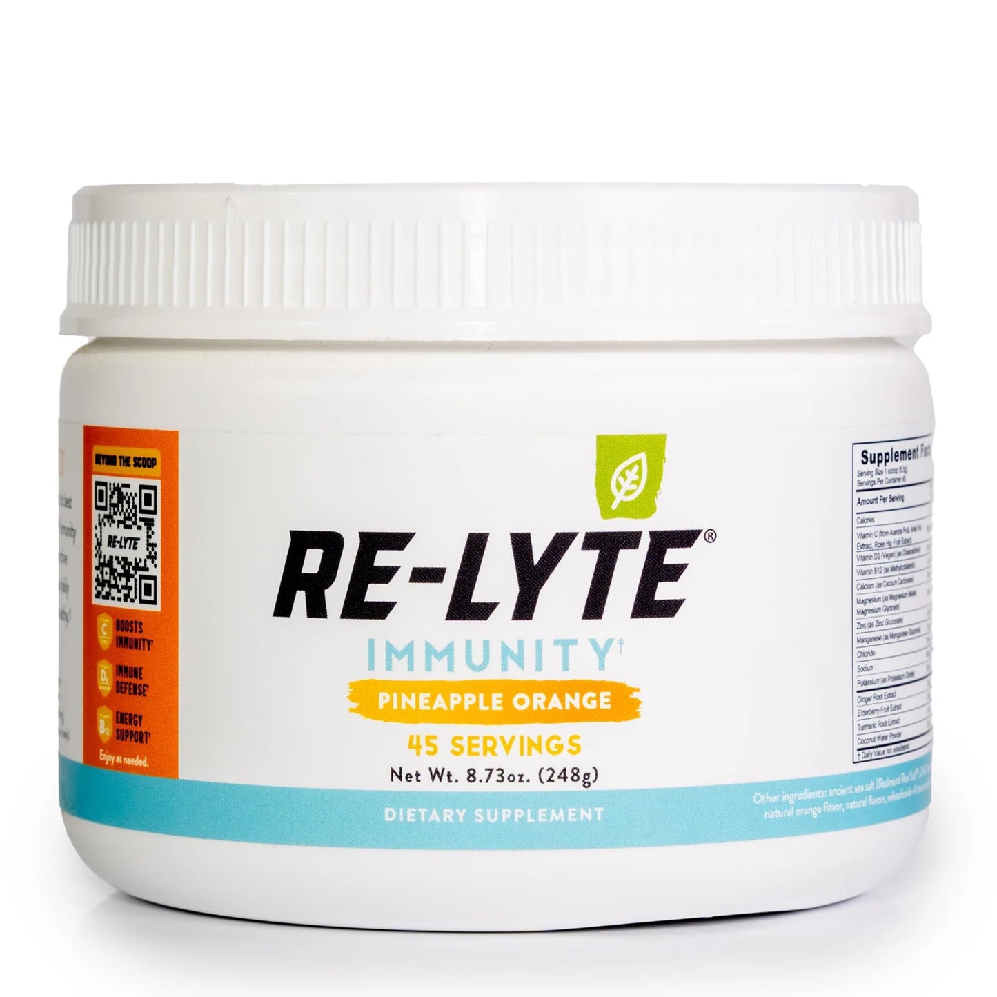REDMOND Re-Lyte Immunity, Multivitamin Supplement Mix Powder 7.6 Ounce