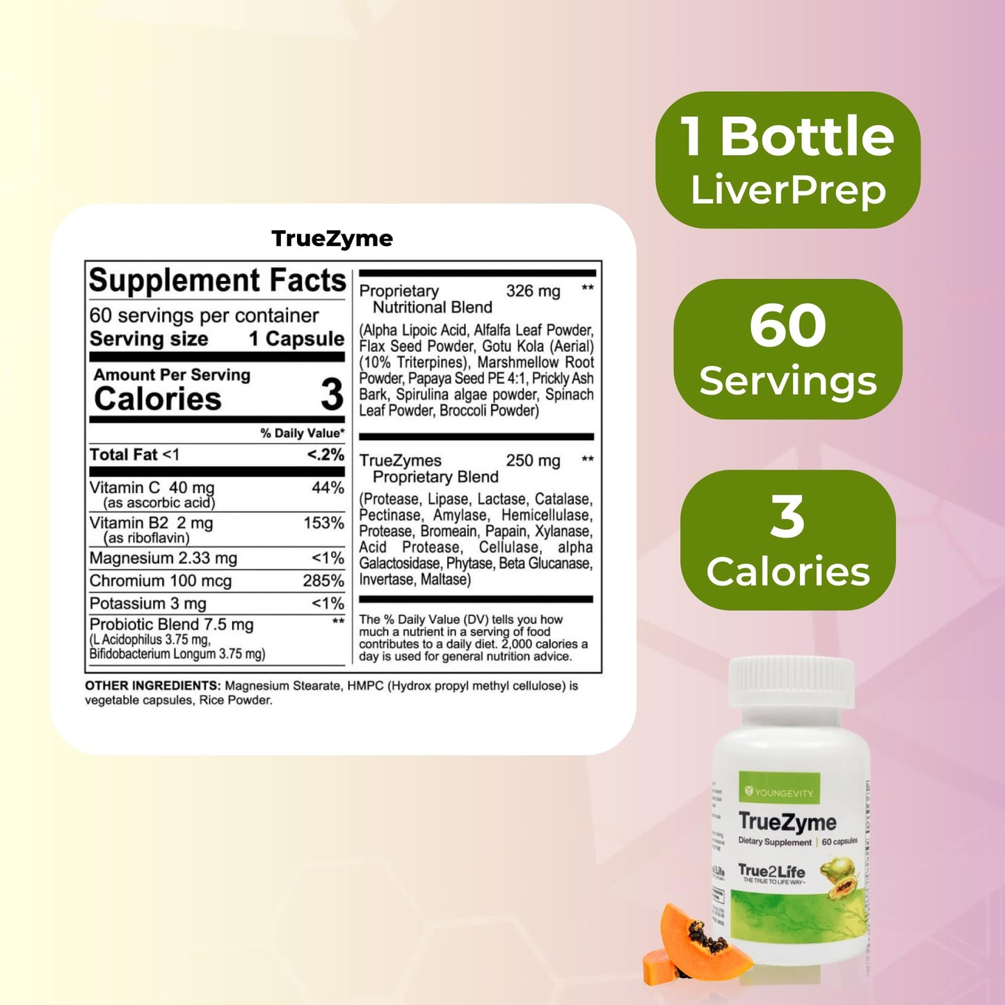 Youngevity 30 Day Detox - Liver, Gut, Digestion Ultimate Detox Capsule, 1 Count
