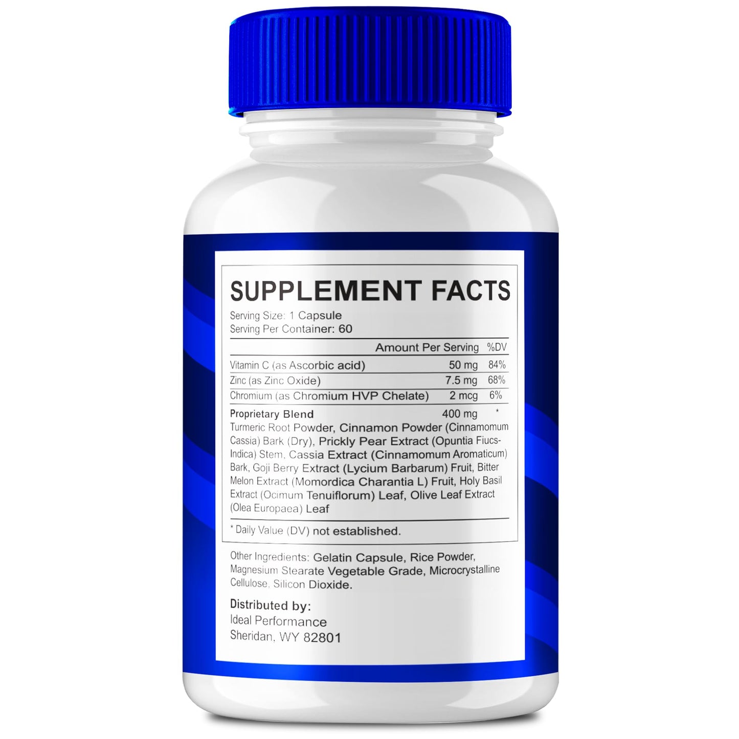 IDEAL PERFORMANCE SugarWell Advanced Blood Formula Capsules 120