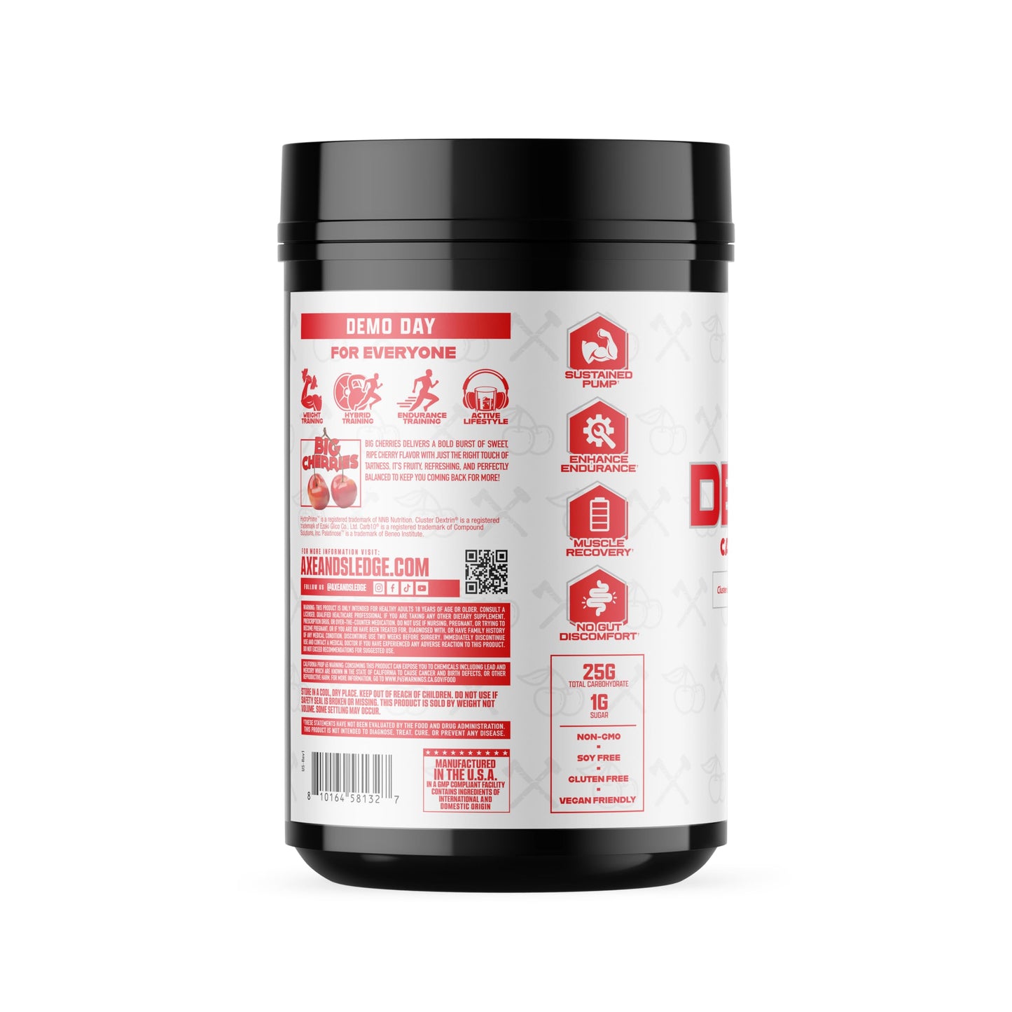 Axe & Sledge Demo Day Intra-Workout Carbohydrate Powder 34.2 oz