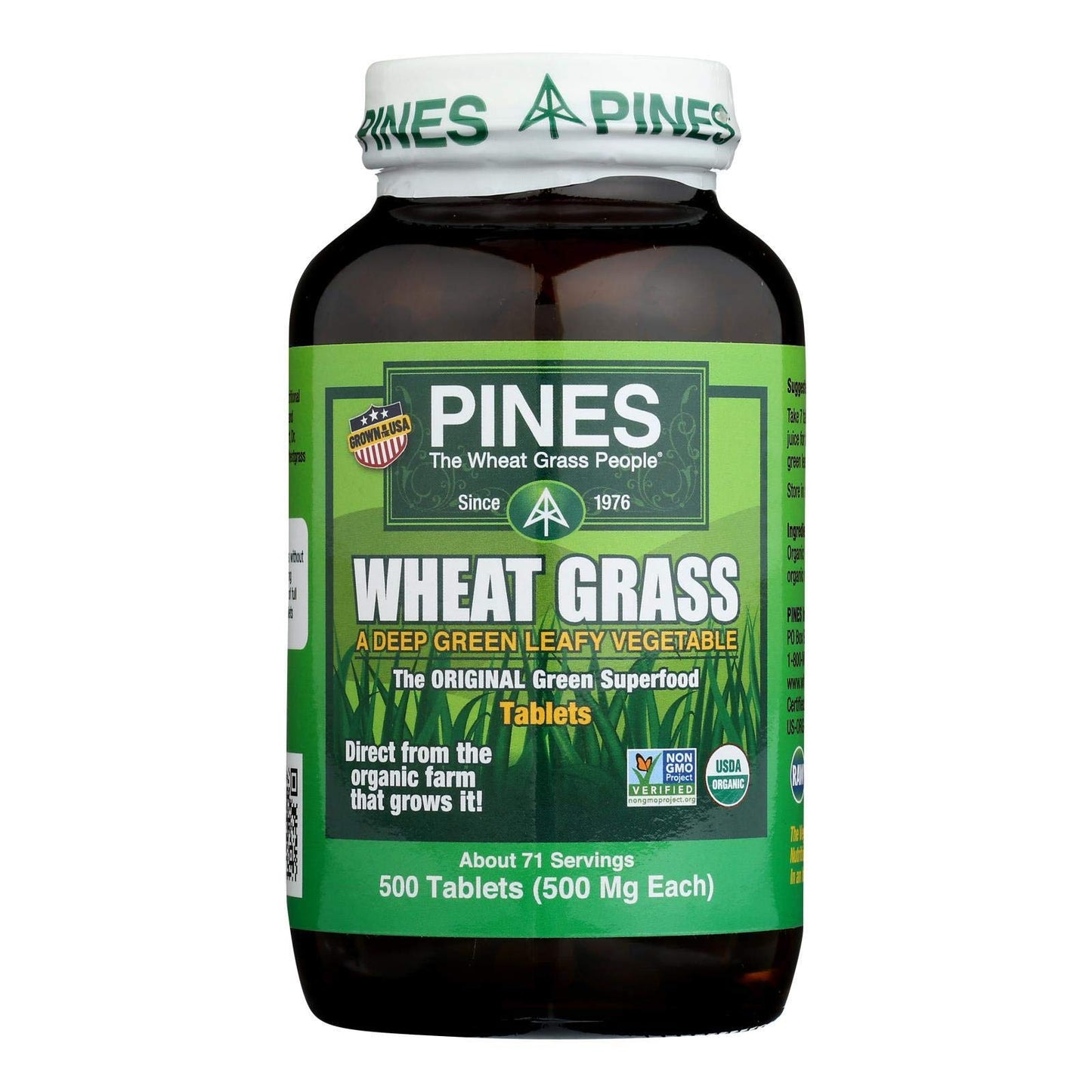 Wheat Grass 500T, 8 Tablets