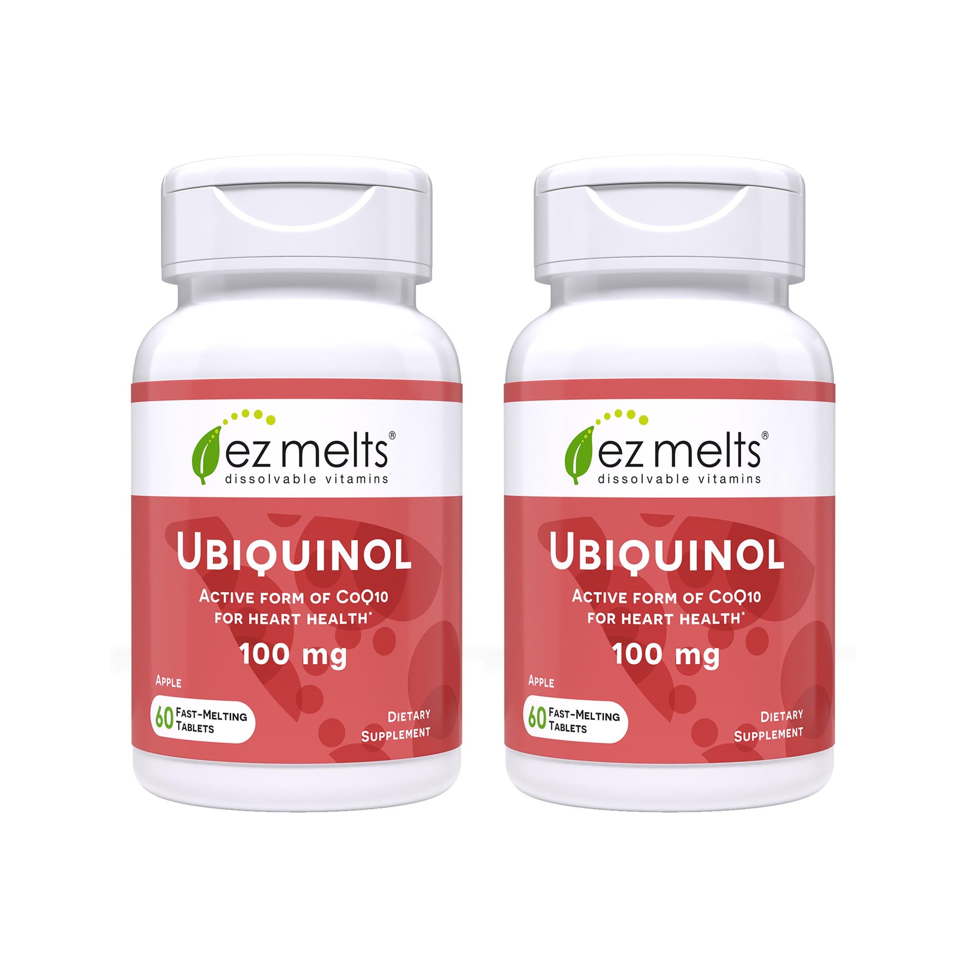 EZ Melts Ubiquinol 100 mg CoQ10 Tablet, 120 Tablets