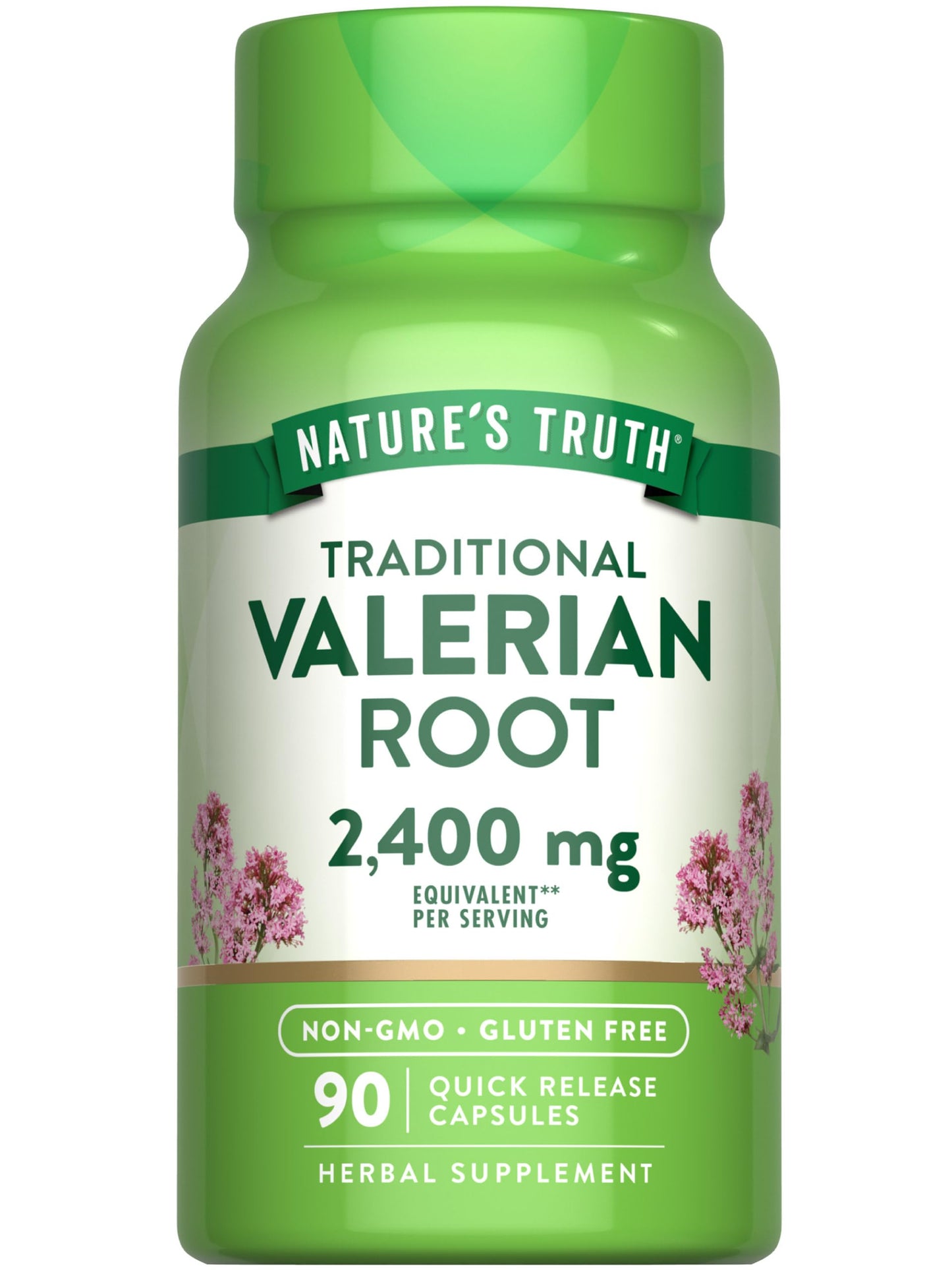 Nature's Truth Valerian Root Capsules 2400mg, 90 Count