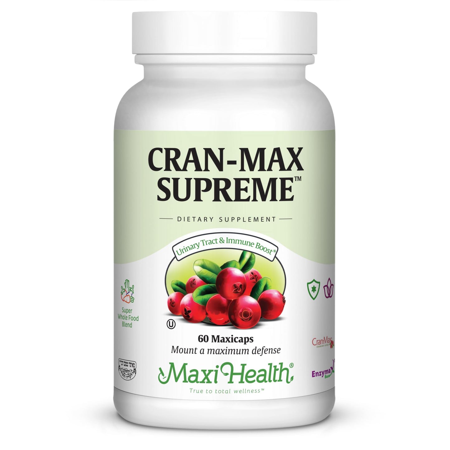 Maxi Health Cranberry Pills with MSM & Oregano Capsules, 60 Count