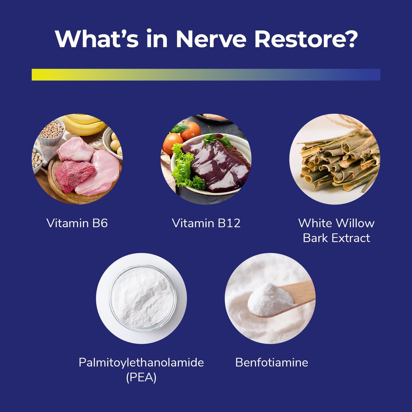 Bright Naturals Nerve Restore, 180 Capsules