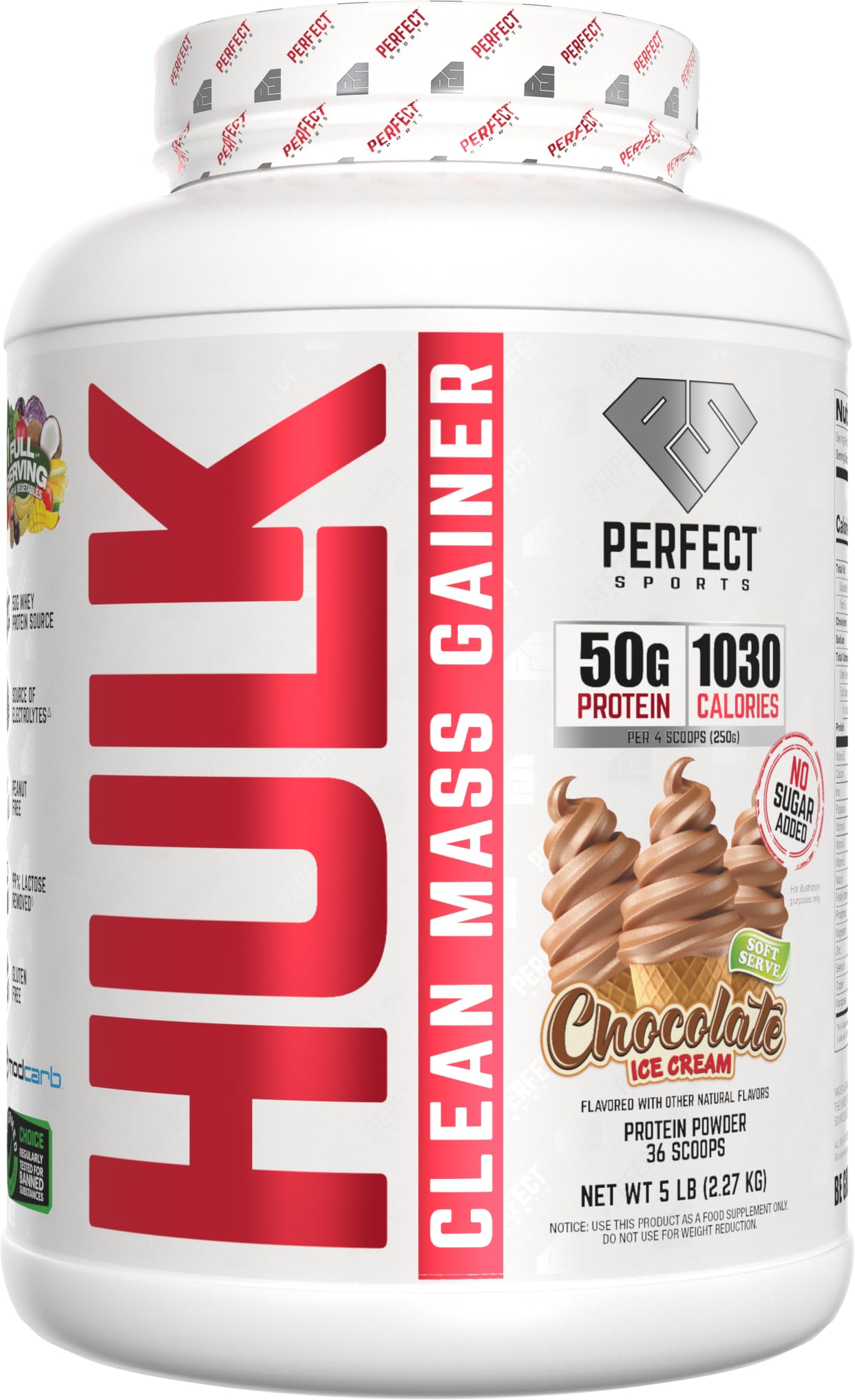 Perfect Sports Clean Mass Gainer Powder 80
