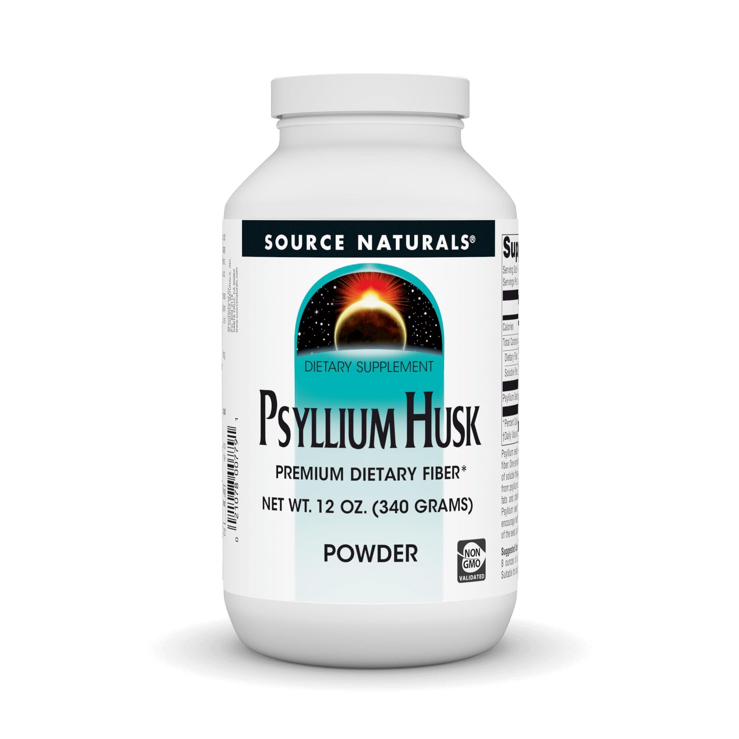 Source Naturals Psyllium Husk Powder, 12 oz