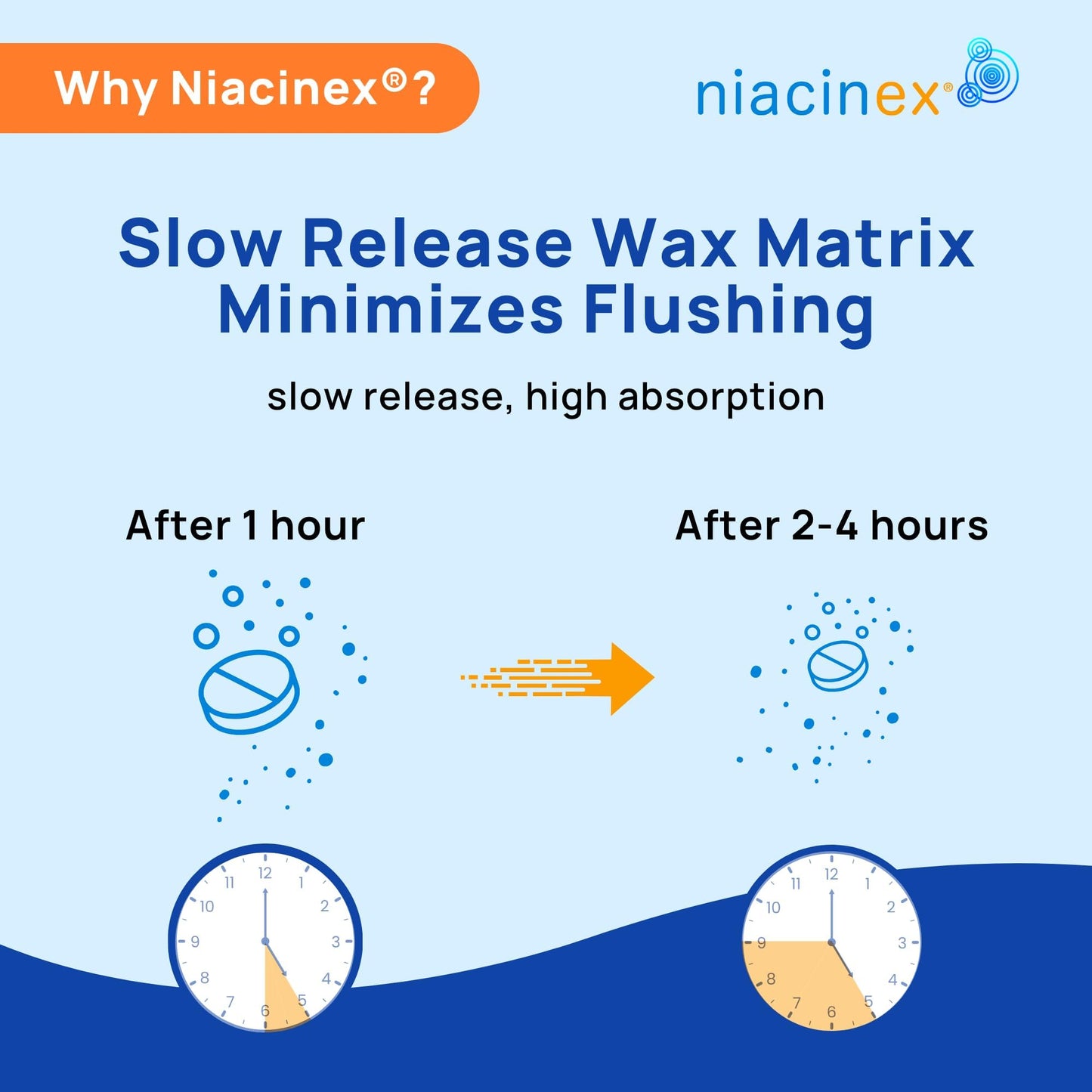 Niacinex Niacin 500mg Extended Time Release Tablet, 200 Tablets