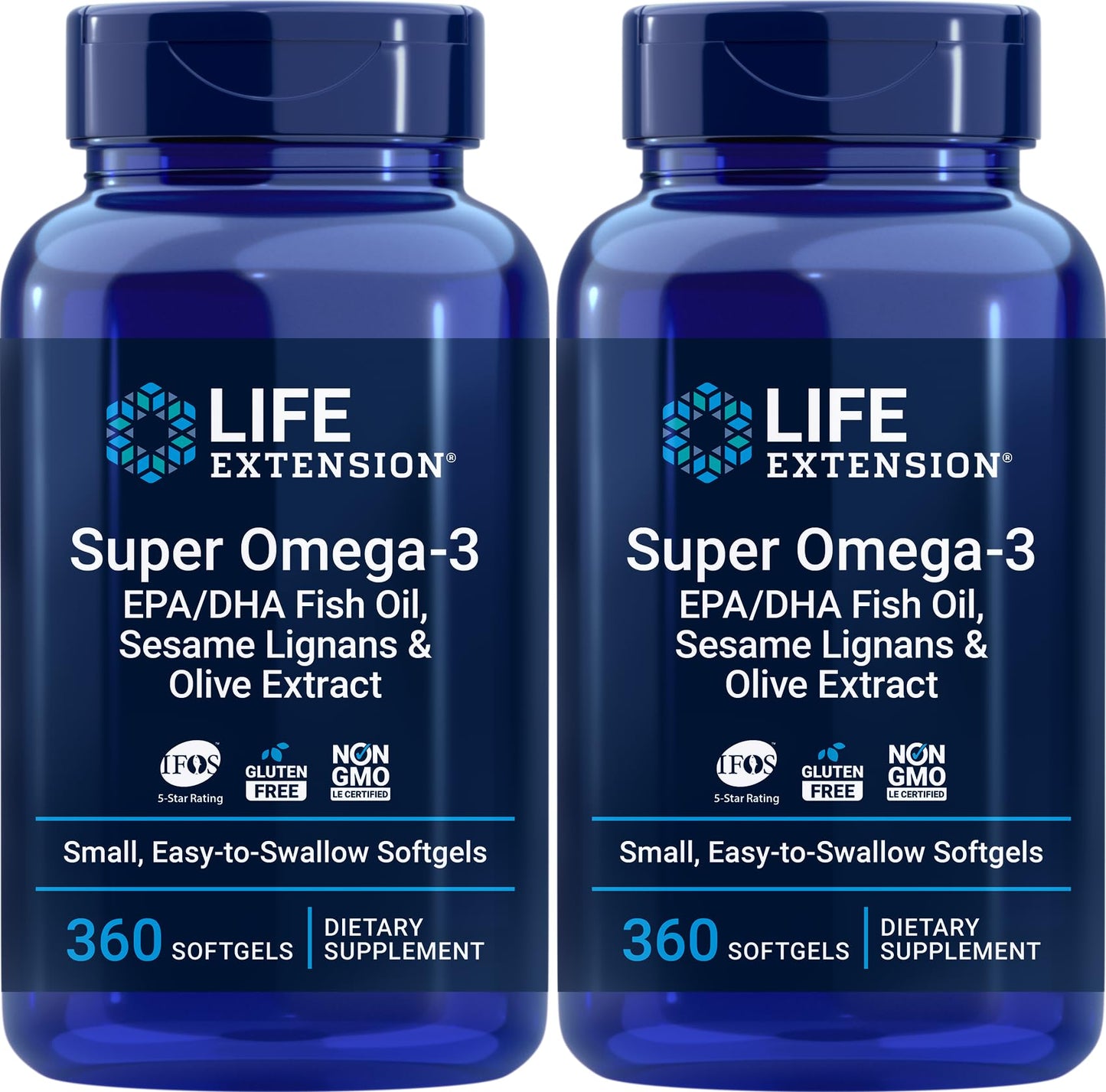 Life Extension Super Omega-3 Softgels, 720 Count