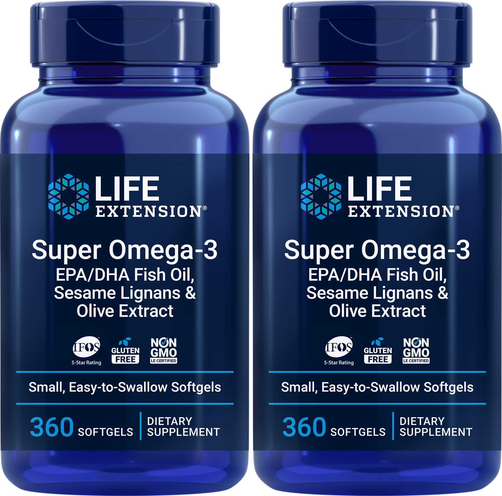 Life Extension Super Omega-3 Softgels, 720 Count