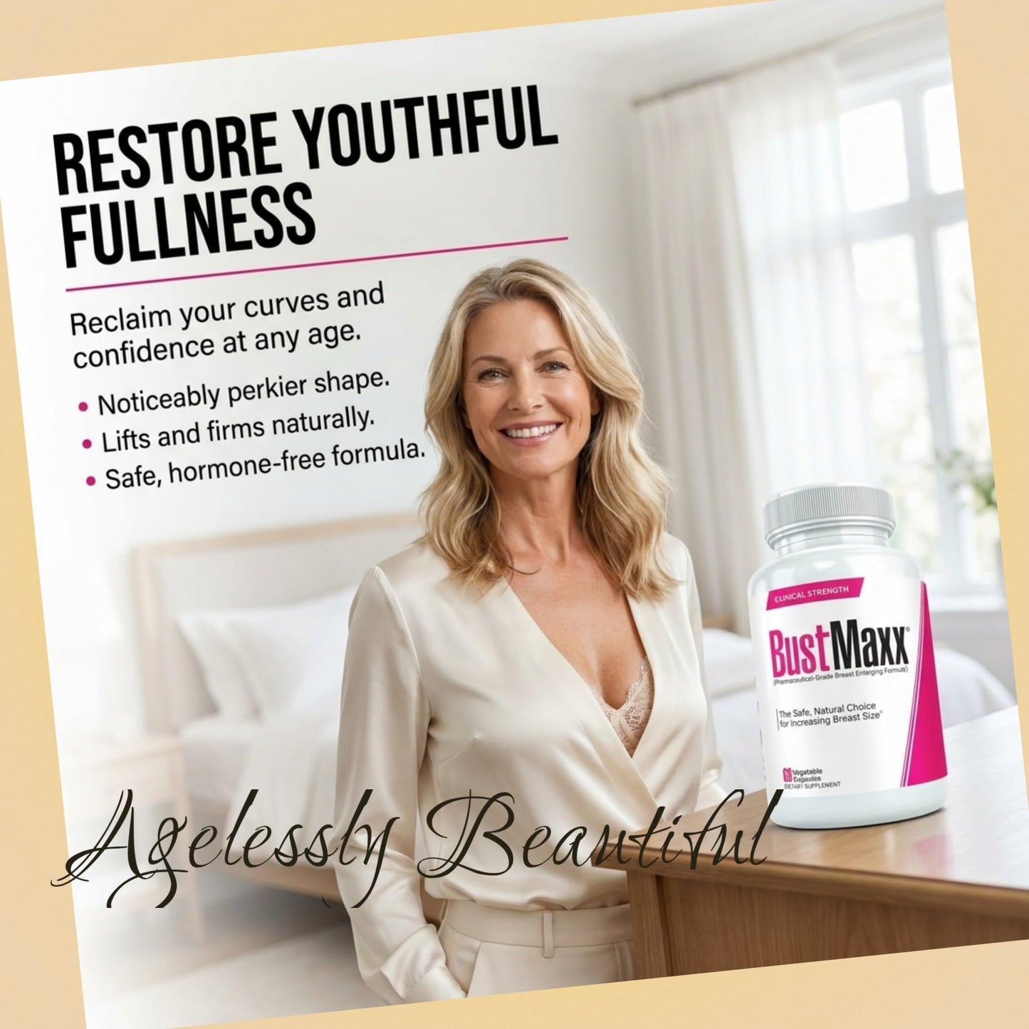 BustMaxx Breast Enhancement Supplement for Natural Growth Capsule 60 Count