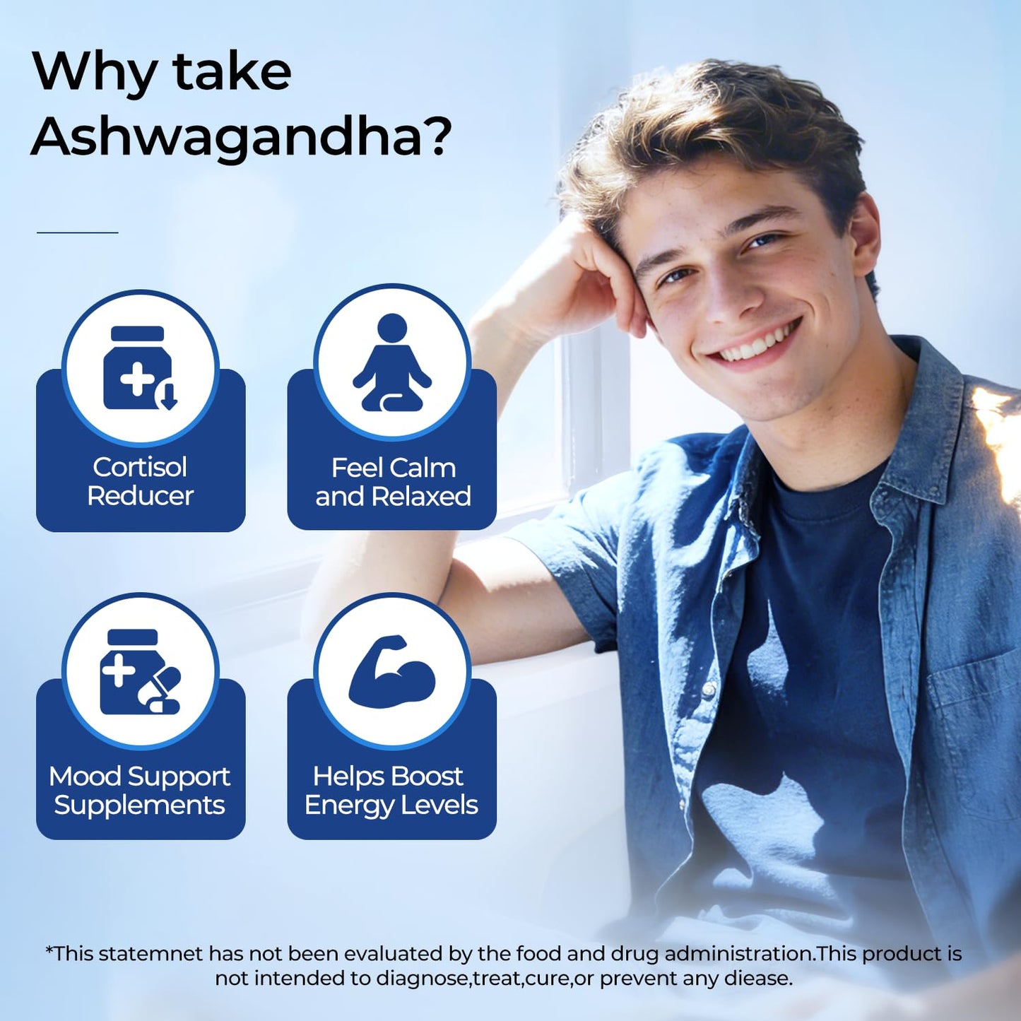 OxyEnergy Ashwagandha Capsules 60 Count