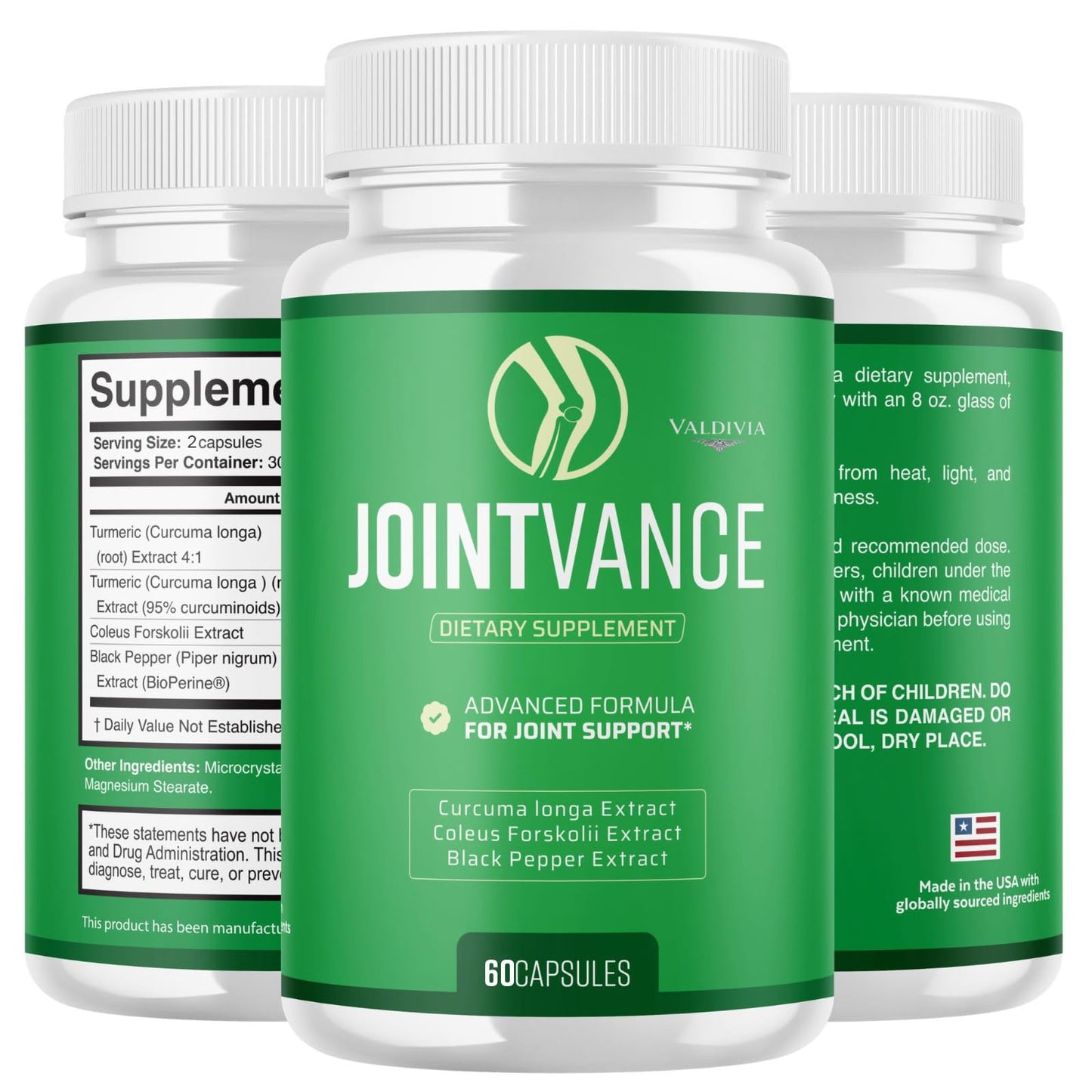 Valdivia JointVance Capsules, 180 Capsules