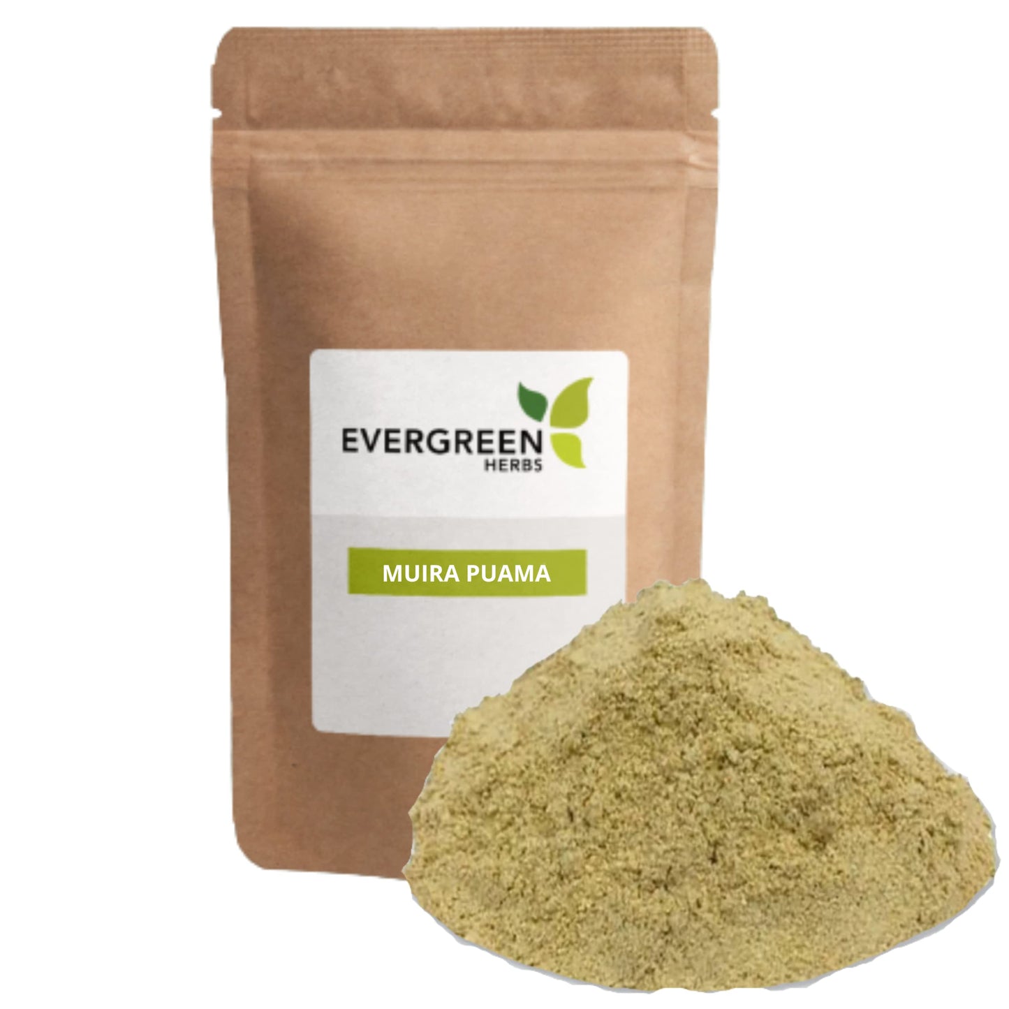 Evergreen Herbs Muira Puama Herbal Powder, 8