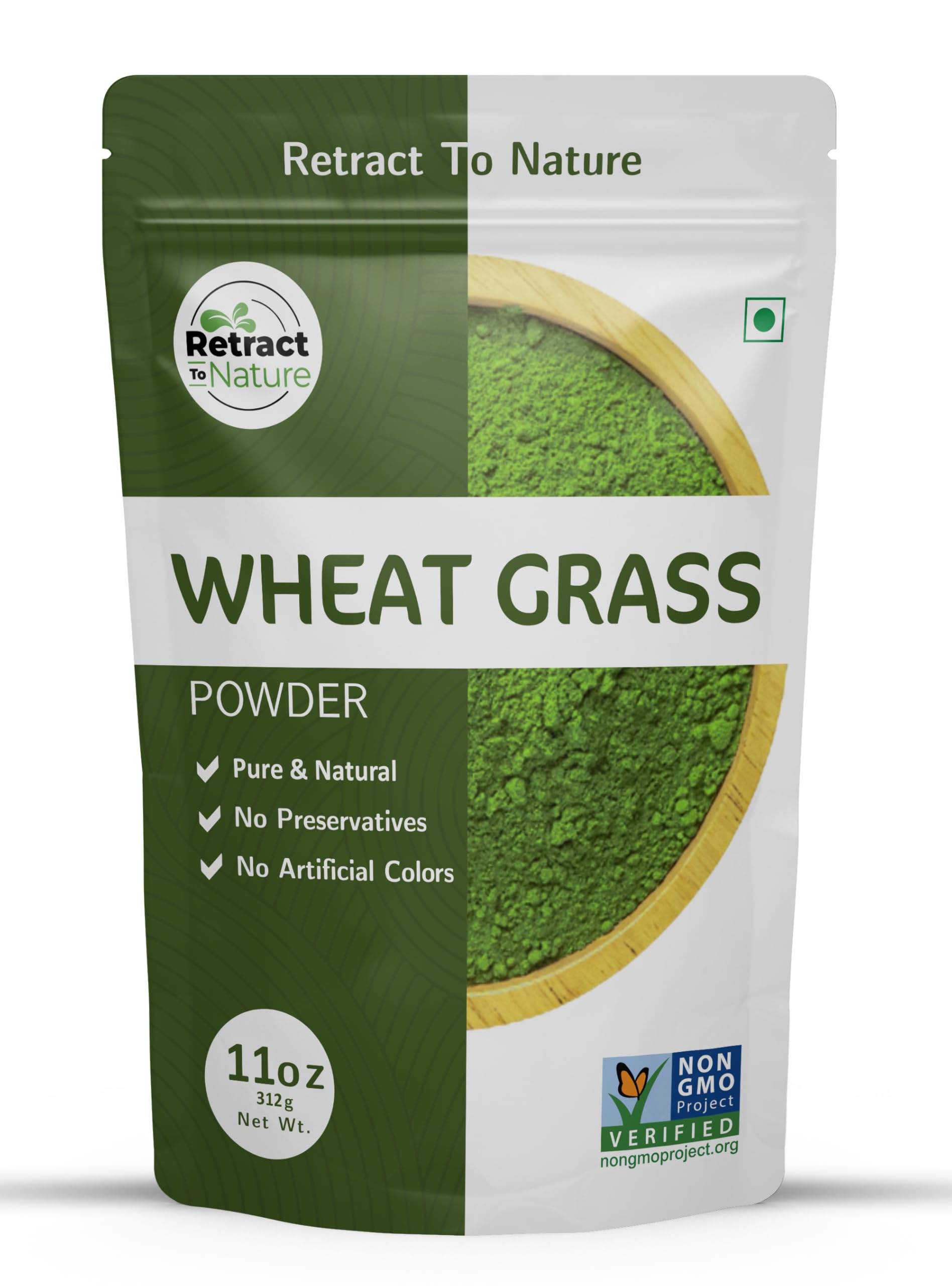 RETRACT TO NATURE Wheatgrass Powder 11 oz
