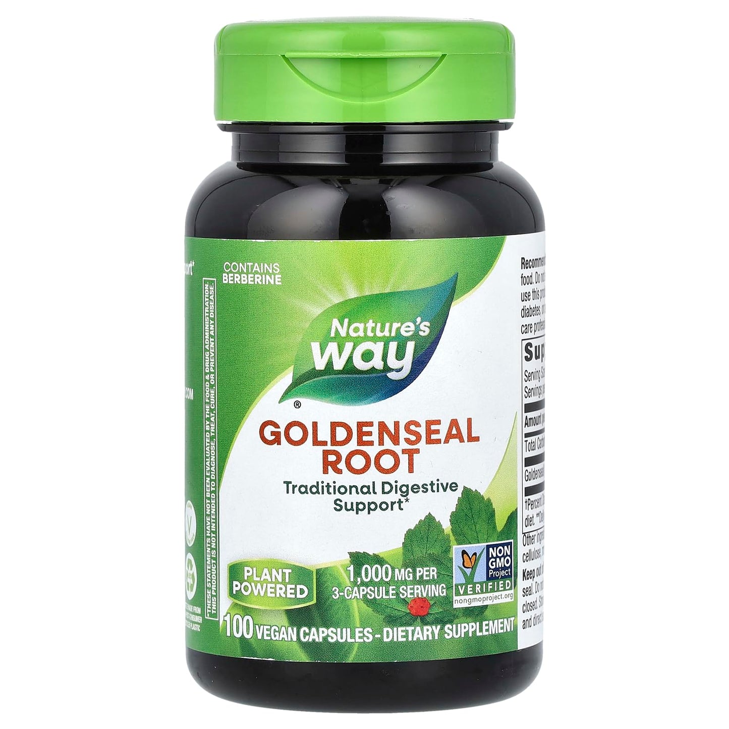 Nature's Way Goldenseal Root Capsules, 100 Count