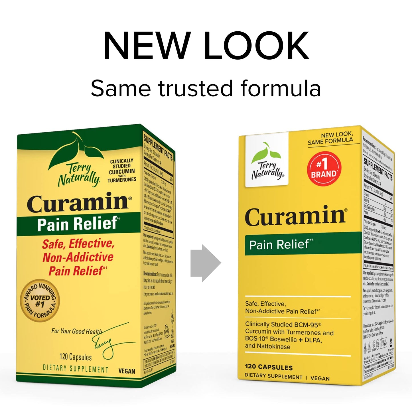 Terry Naturally Curamin Curcumin Supplement for Circulation & Endorphin Support, 360 Capsules
