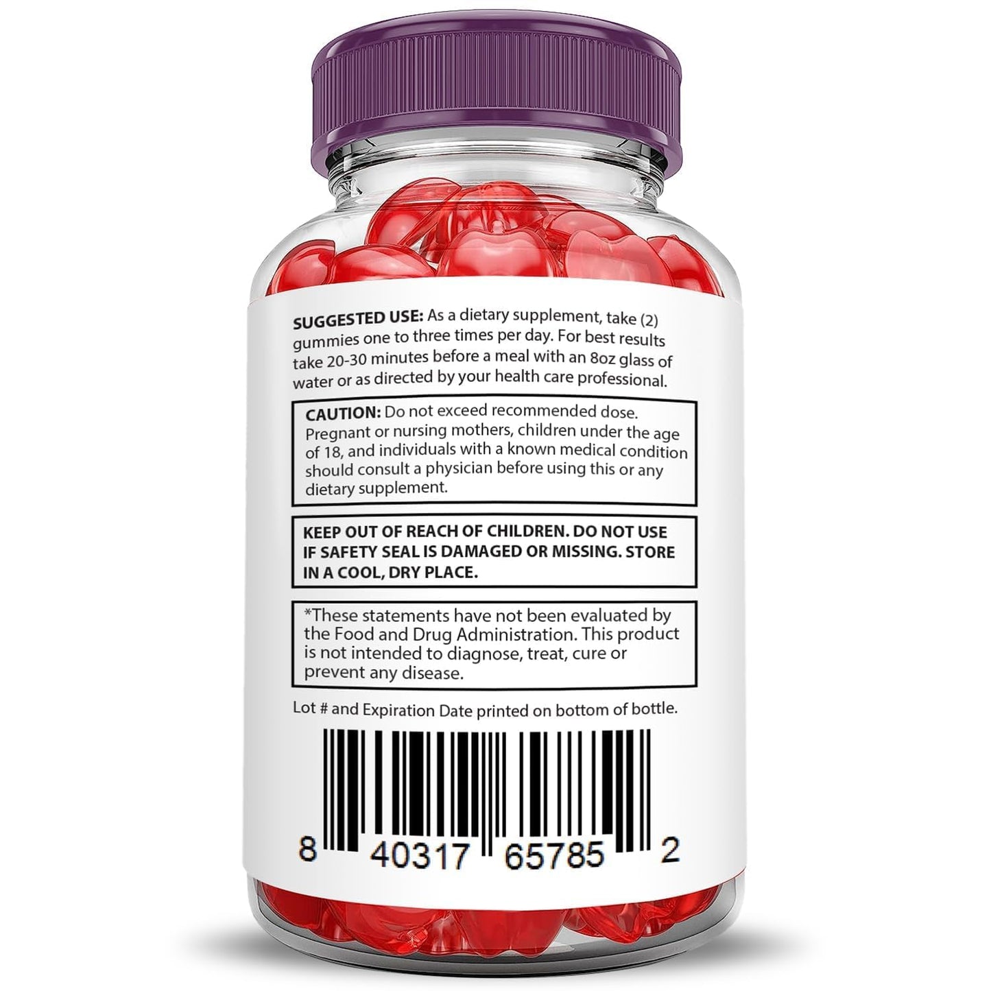 Justified Laboratories Proton Keto ACV Gummies (1000 mg) 60 Gummies