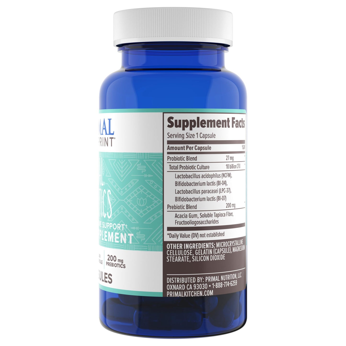 Primal Blueprint Primal Probiotics Capsules, 30 Capsules
