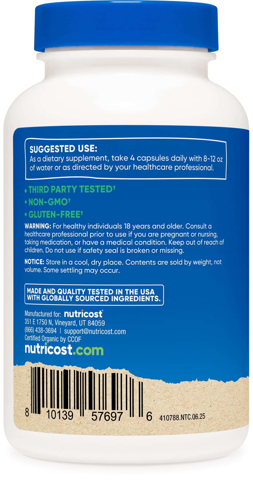 Nutricost Organic Triphala (2000mg) 120 Capsules