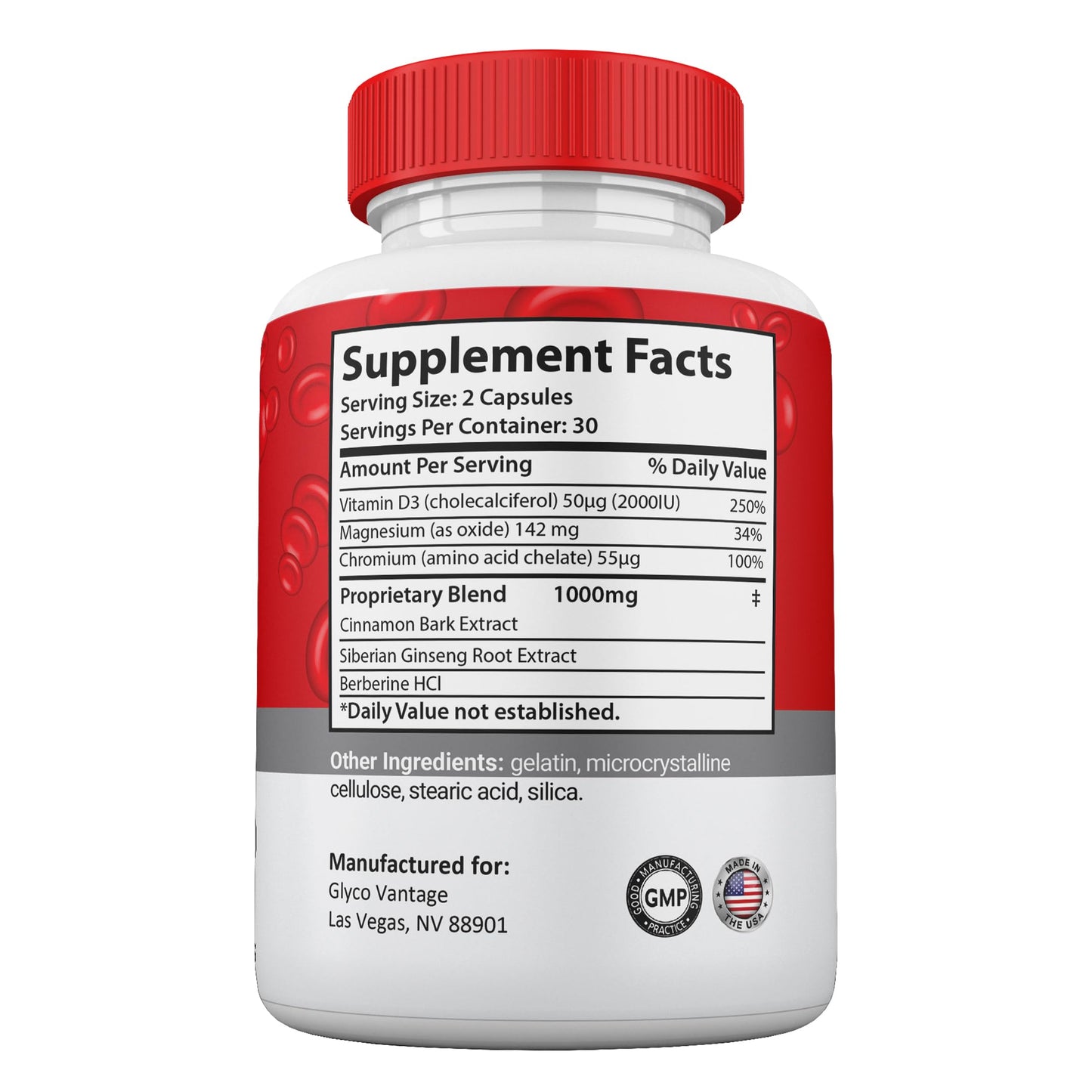 Gold Nutra Glyco Vantage Glyco Optimizer Capsules, 2 Pack