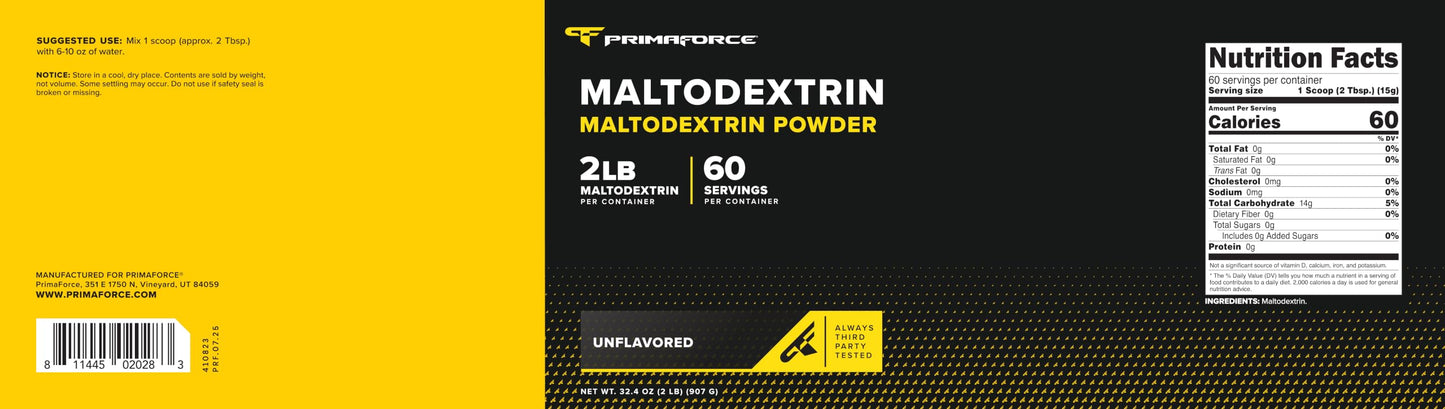 Primaforce Maltodextrin Powder (Unflavored), 32.4 oz