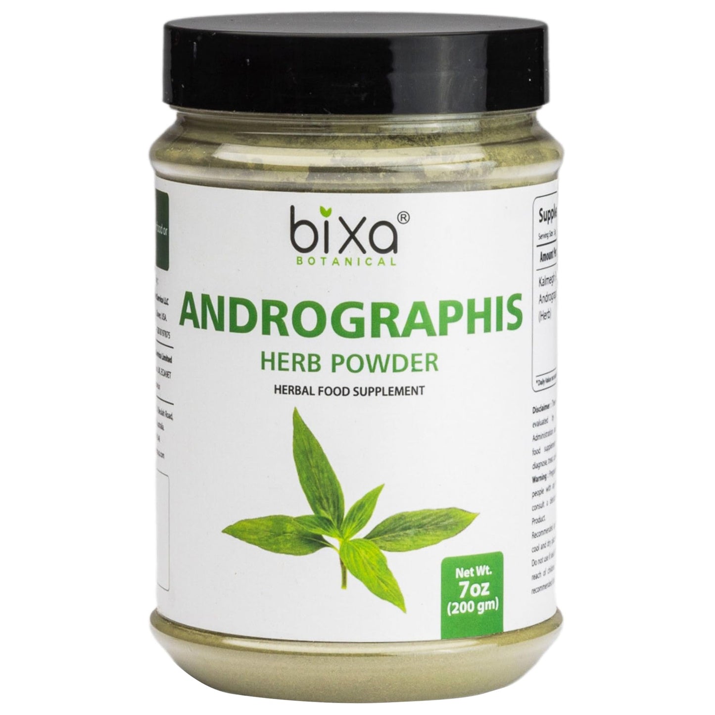 bixa BOTANICAL Andrographis Powder, 7 oz