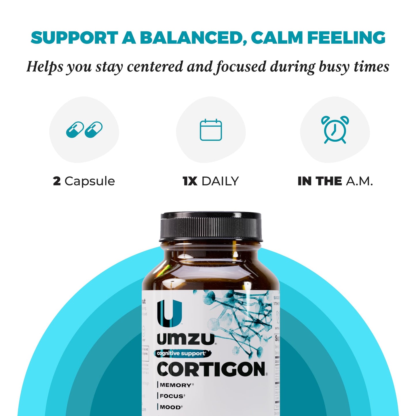 UMZU Cortigon Cortisol Support Supplement Capsule 30 Count