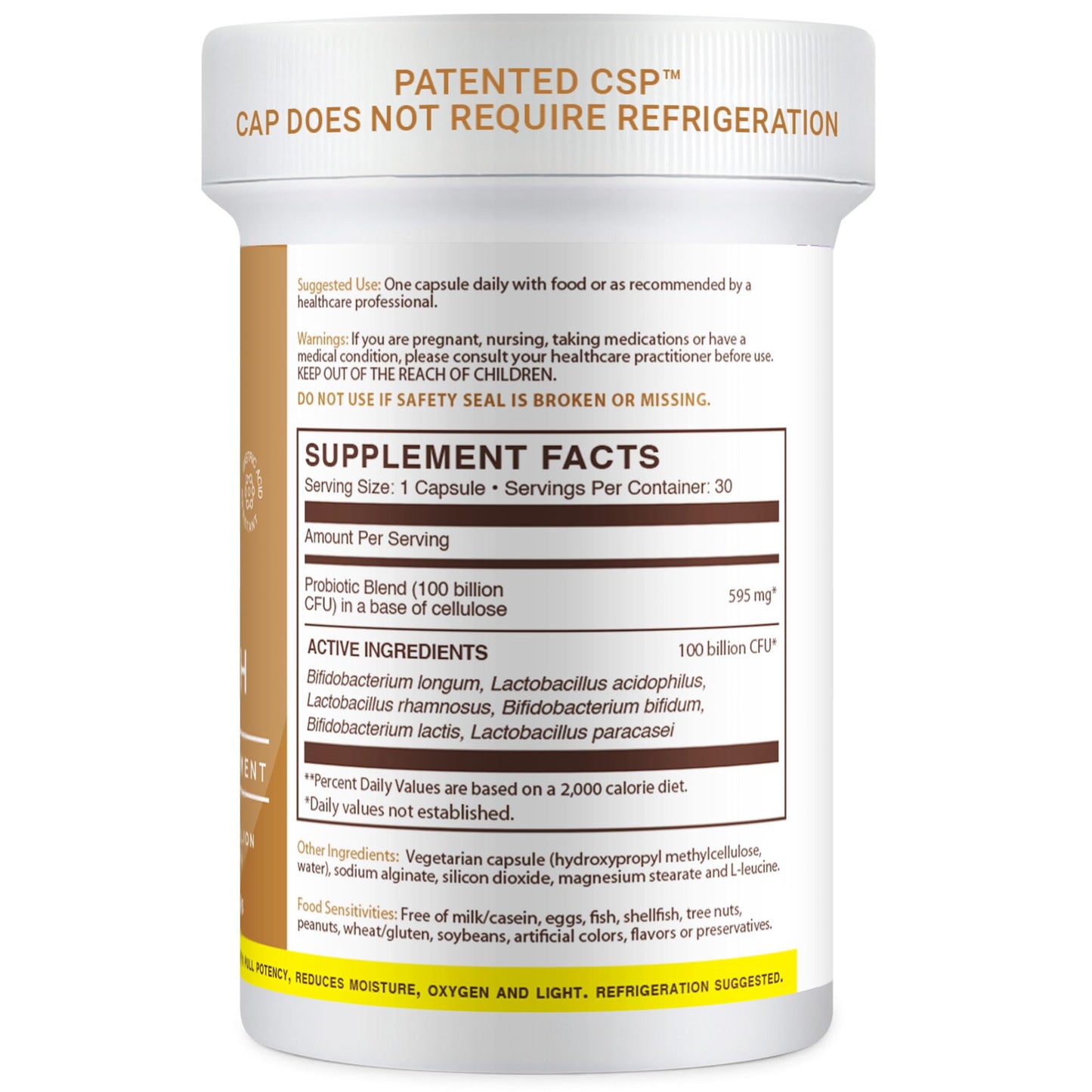 PRODERMIX Ultra Strength Probiotic for Men and Women Capsule, 30 Count