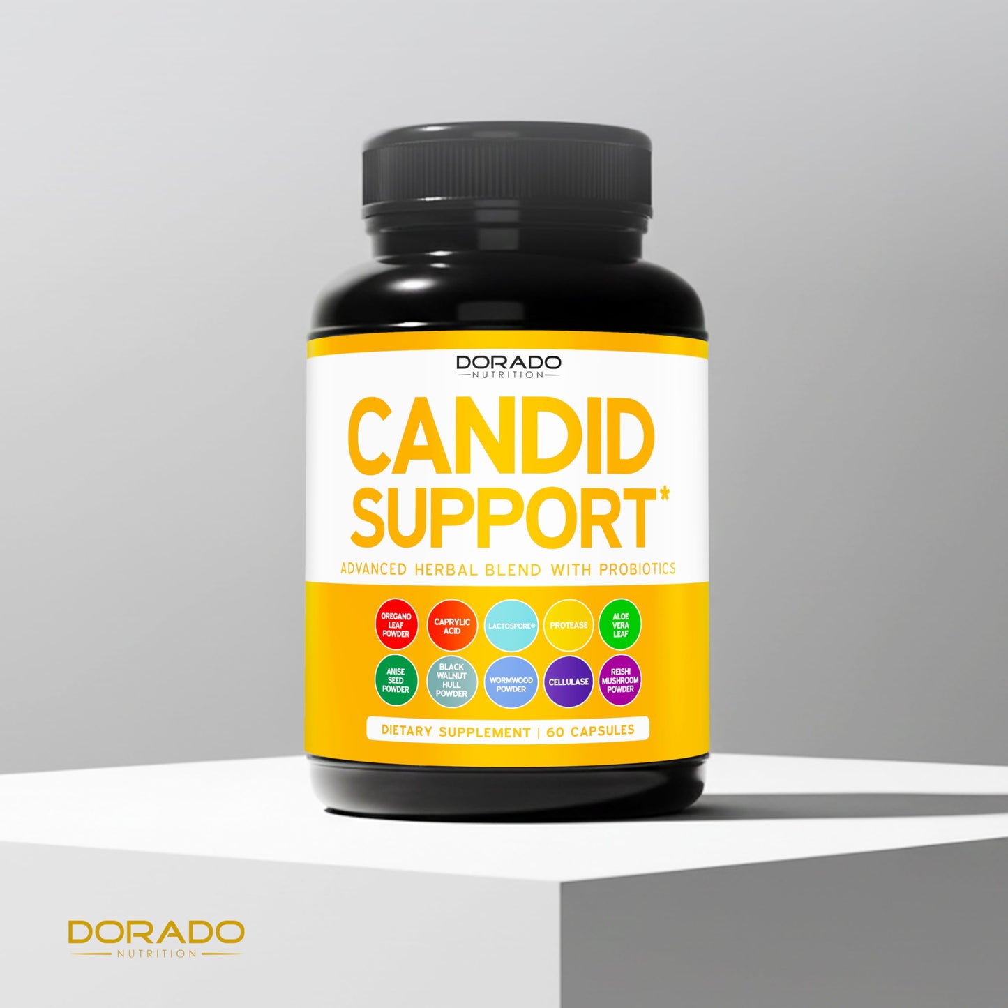 DORADO NUTRITION Candid Support Detox Capsules 60 Count