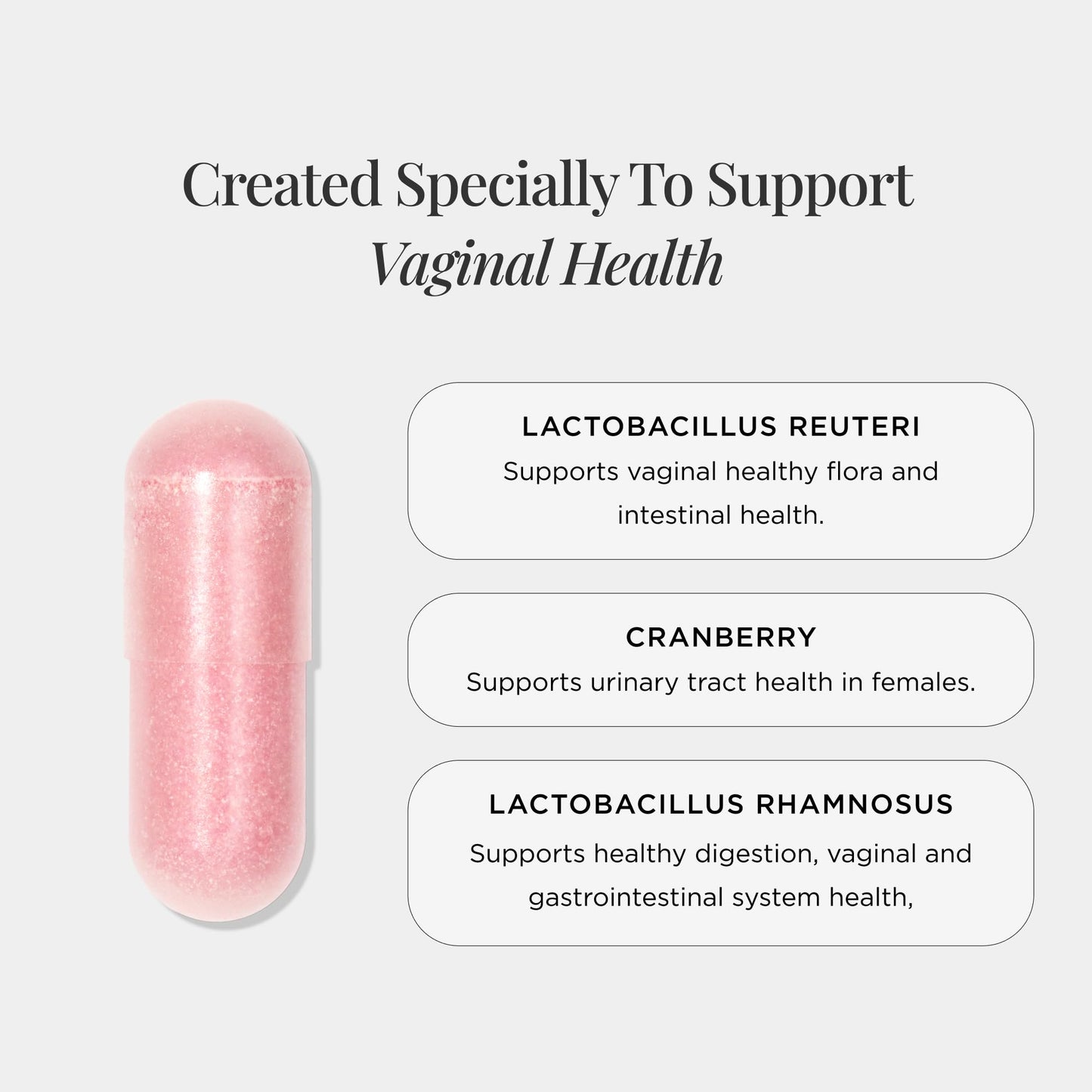 JSHealth Vaginal Probiotic Capsule for Women, 30 Capsules