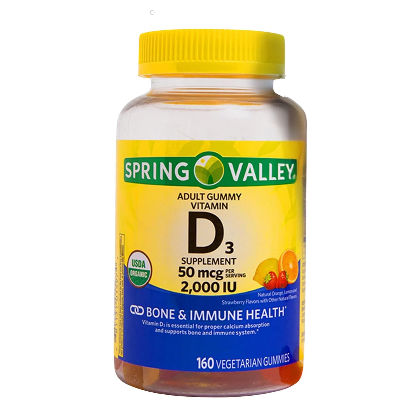 Unique Bundle Store Vitamin D3 2000 IU Gummies 160 Count