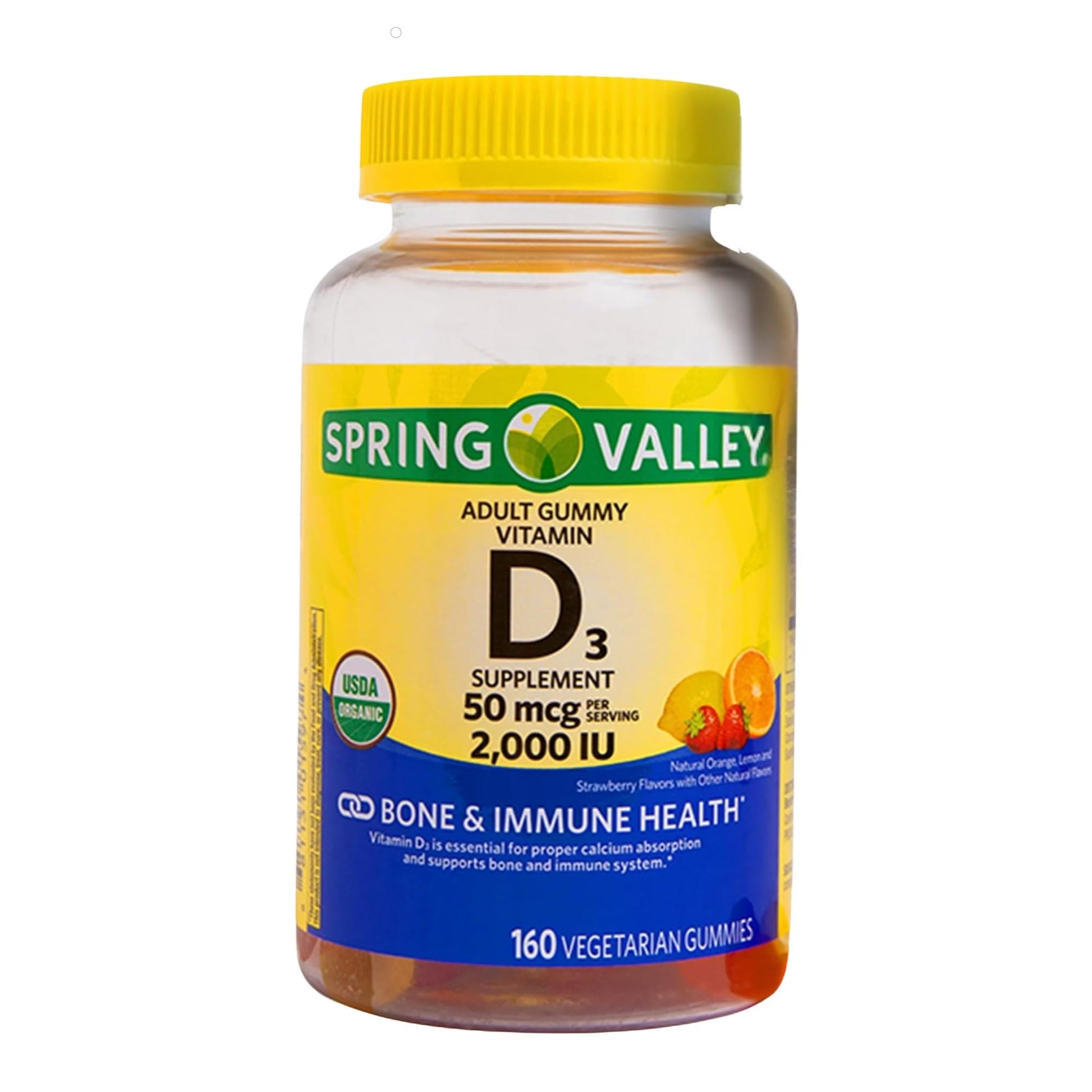 Unique Bundle Store Vitamin D3 2000 IU Gummies 160 Count