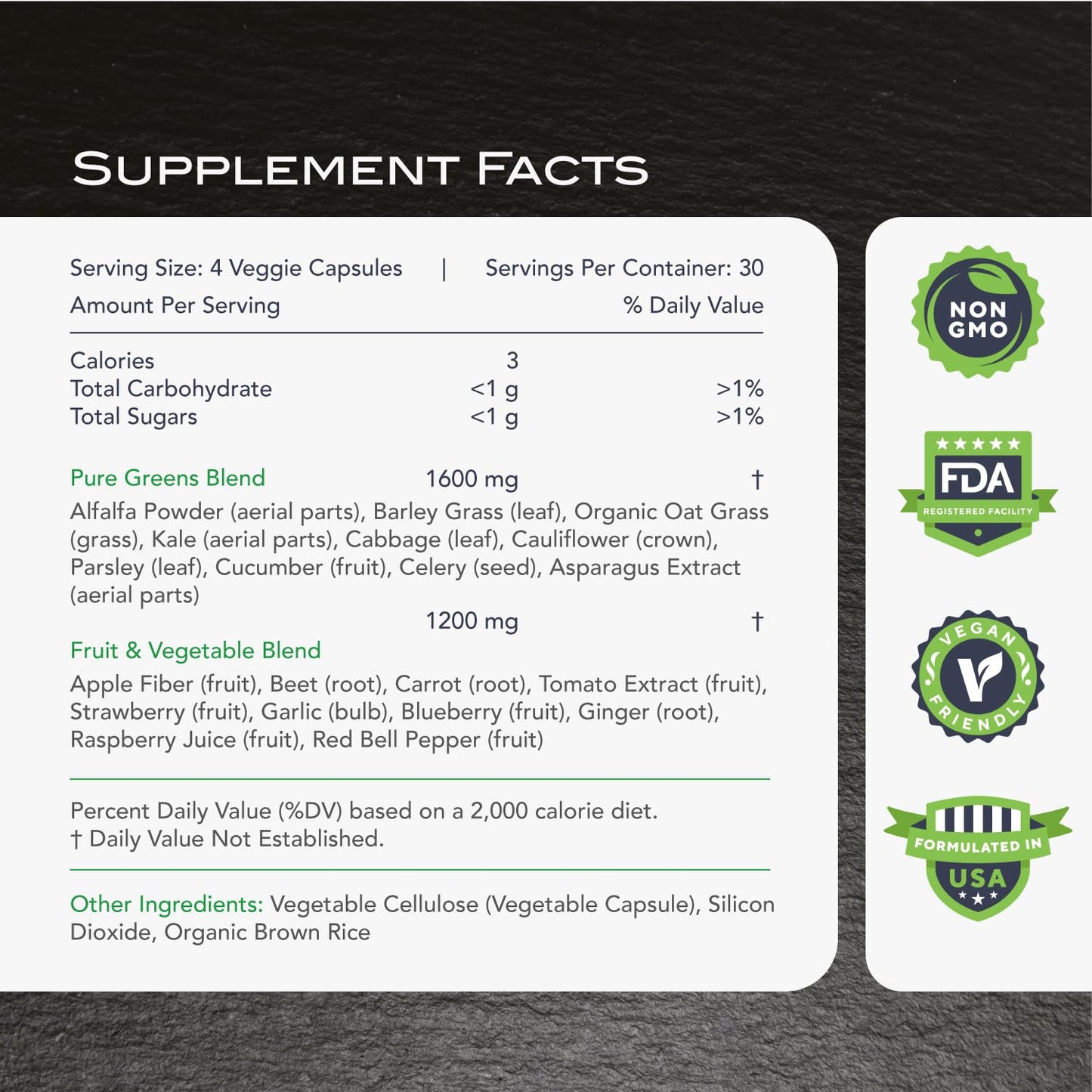 KaraMD Pure Nature Greens Whole Food Supplement & UltraBeets Beetroot Superfood Powder, 30 Servings
