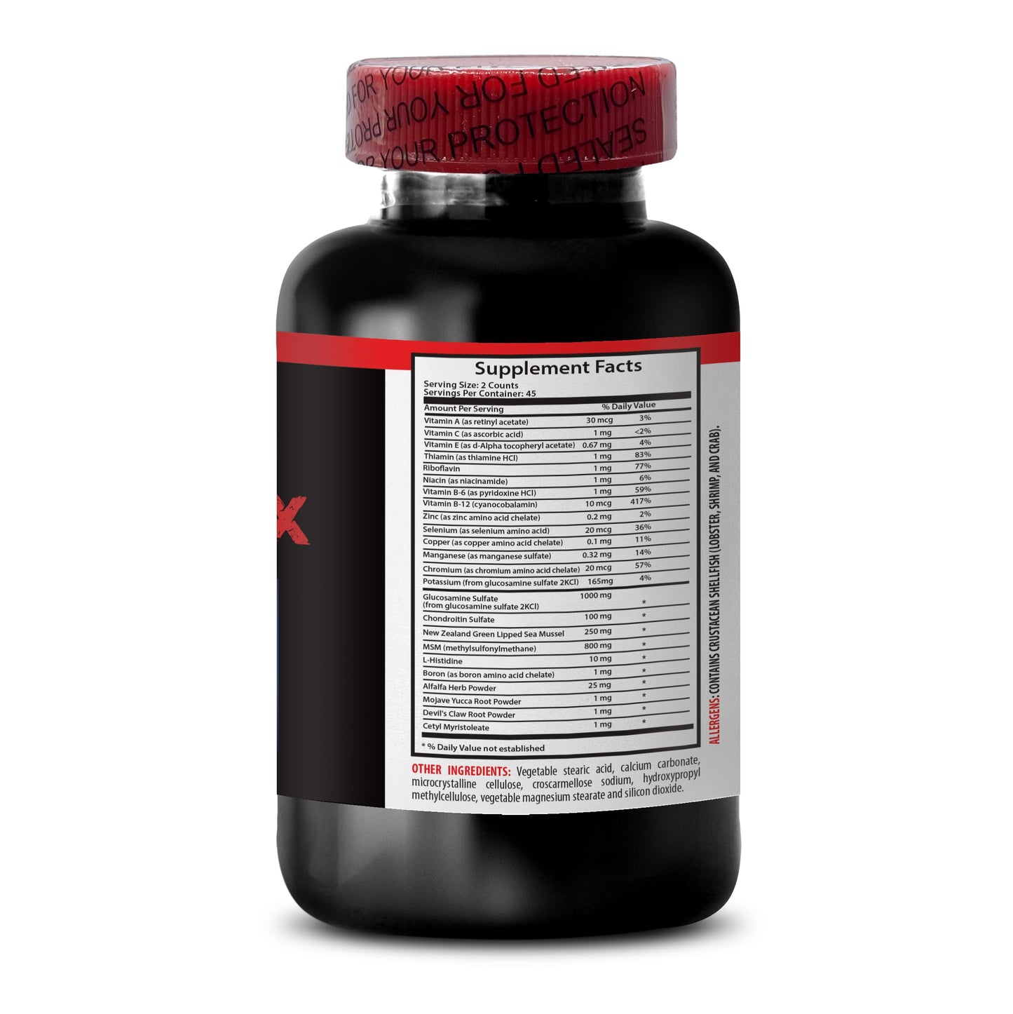 SKIN CARE SOLUTIONS Joint Support Supplement Capsules 120