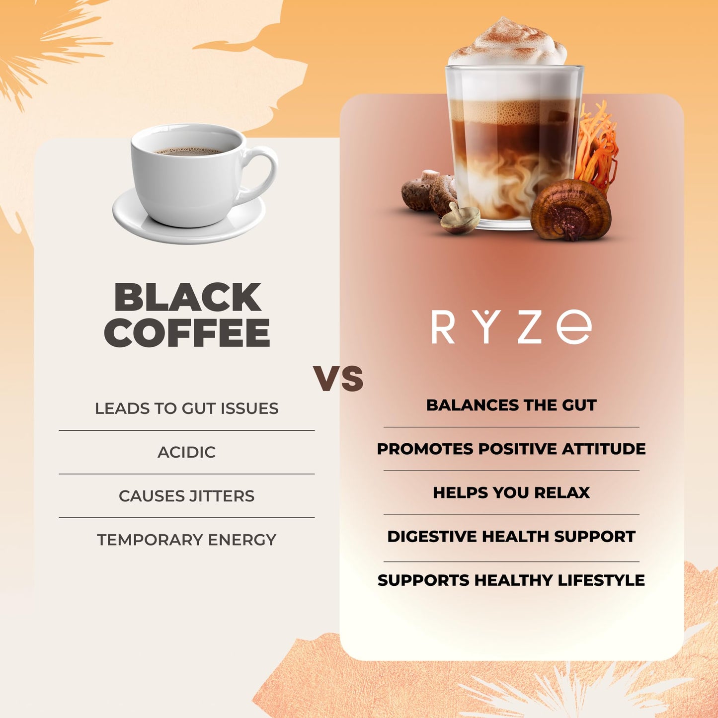 RYZE SUPERFOODS Mushroom Coffee Powder 6.3