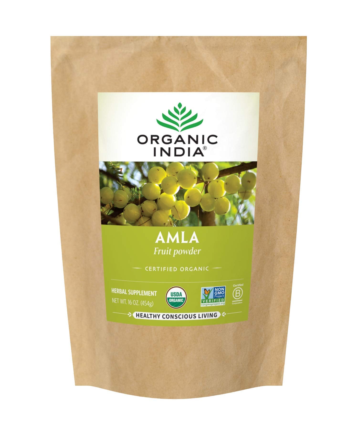 ORGANIC INDIA Amla Powder 16 oz