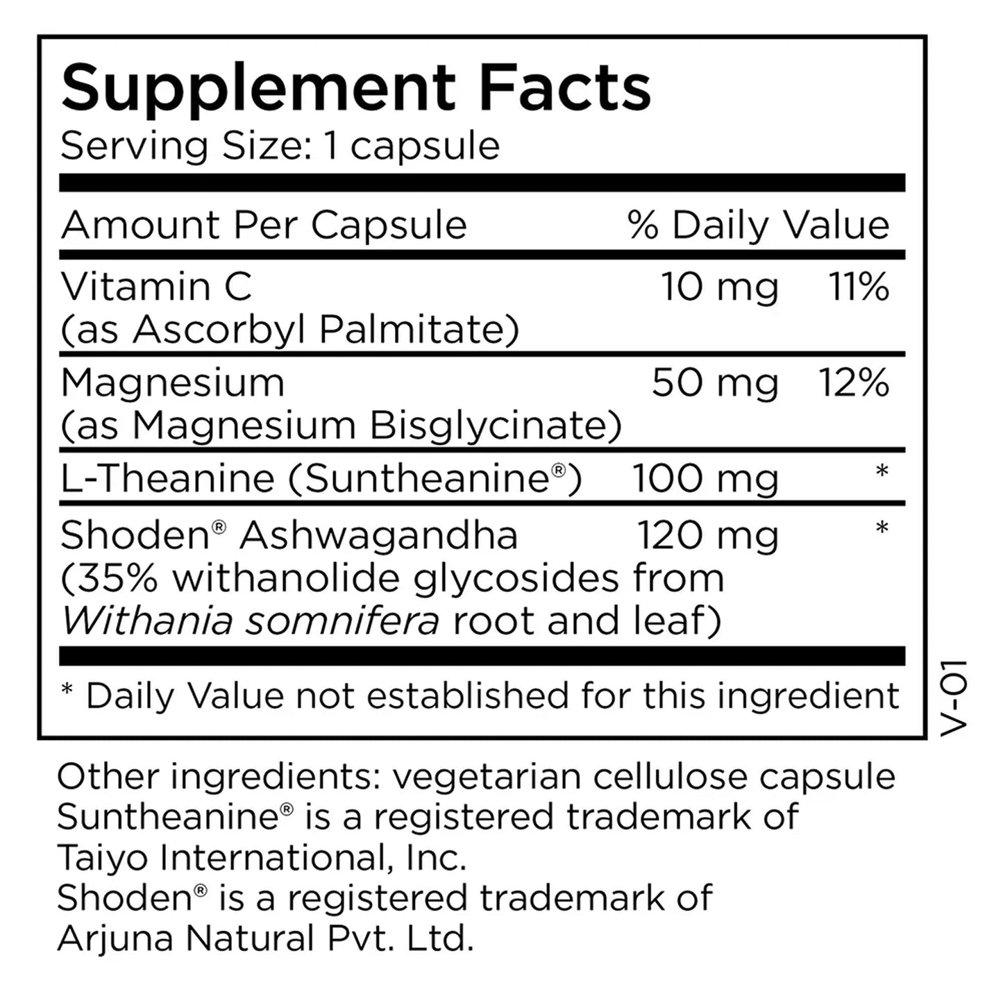 MethylPro Ashwagandha Complex - Magnesium L-Theanine Capsules, 60 Count