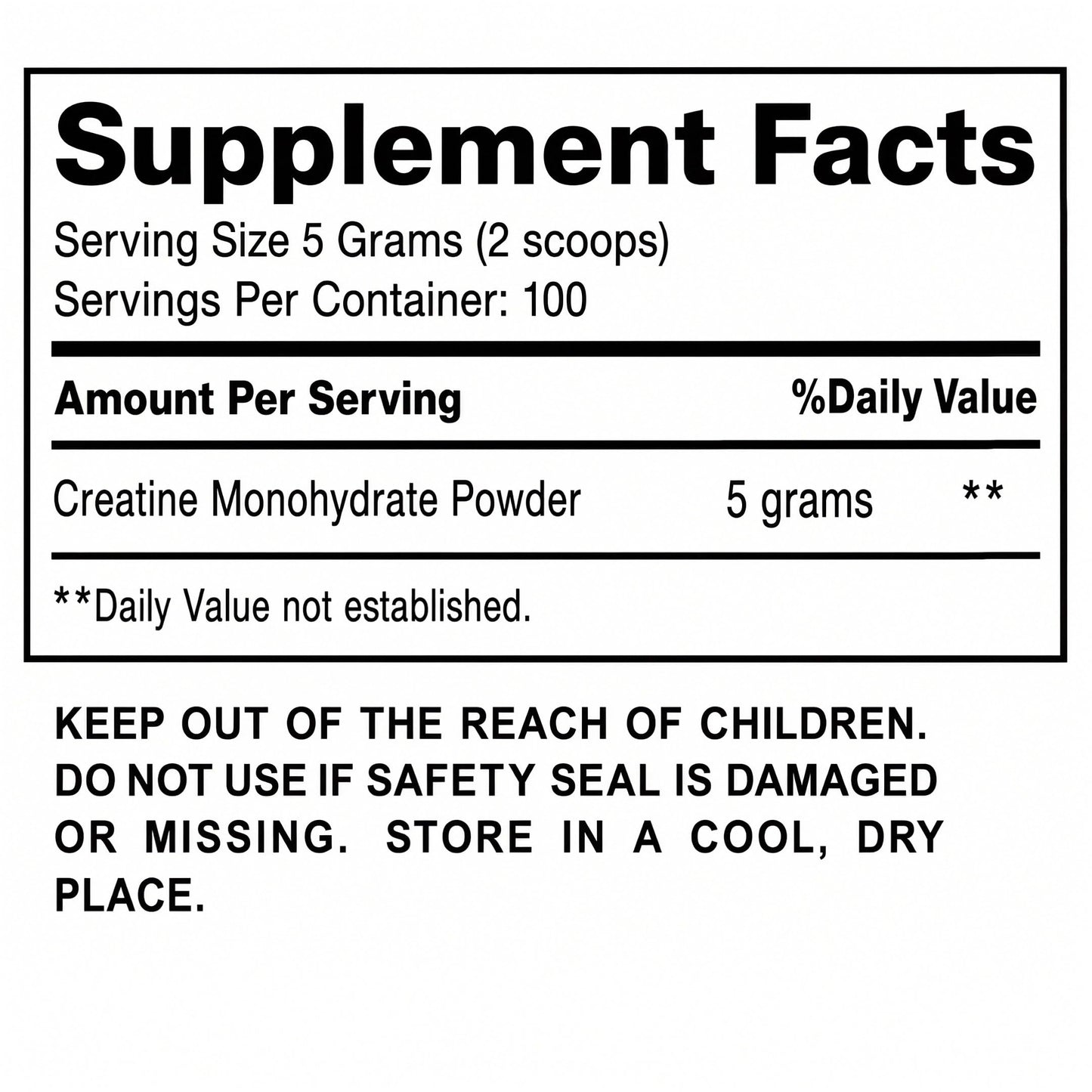 GOAT'ED Creatine Monohydrate Powder 17.6 oz
