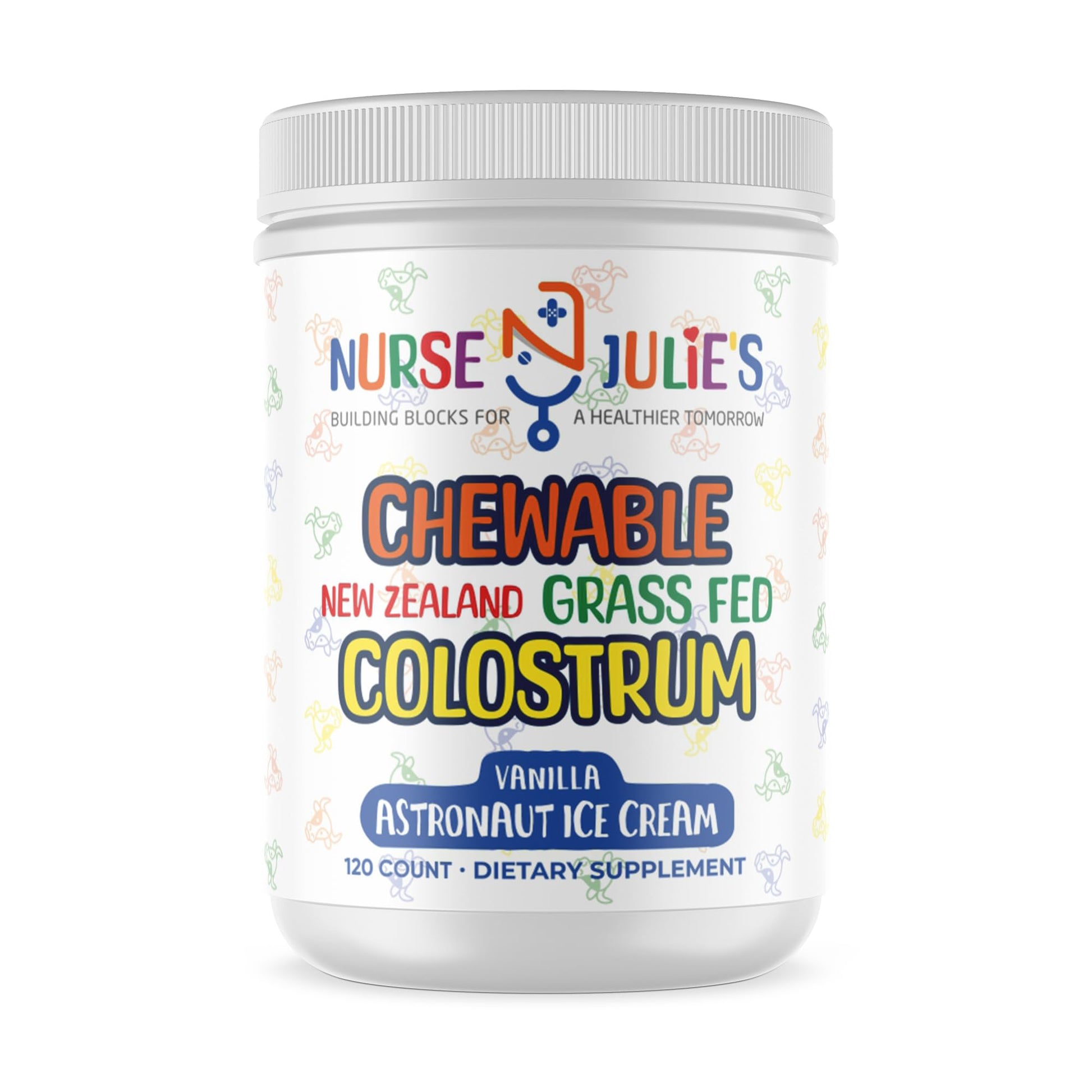 Nurse Julie's Chewable Colostrum for Kids Tablet, 120 Count