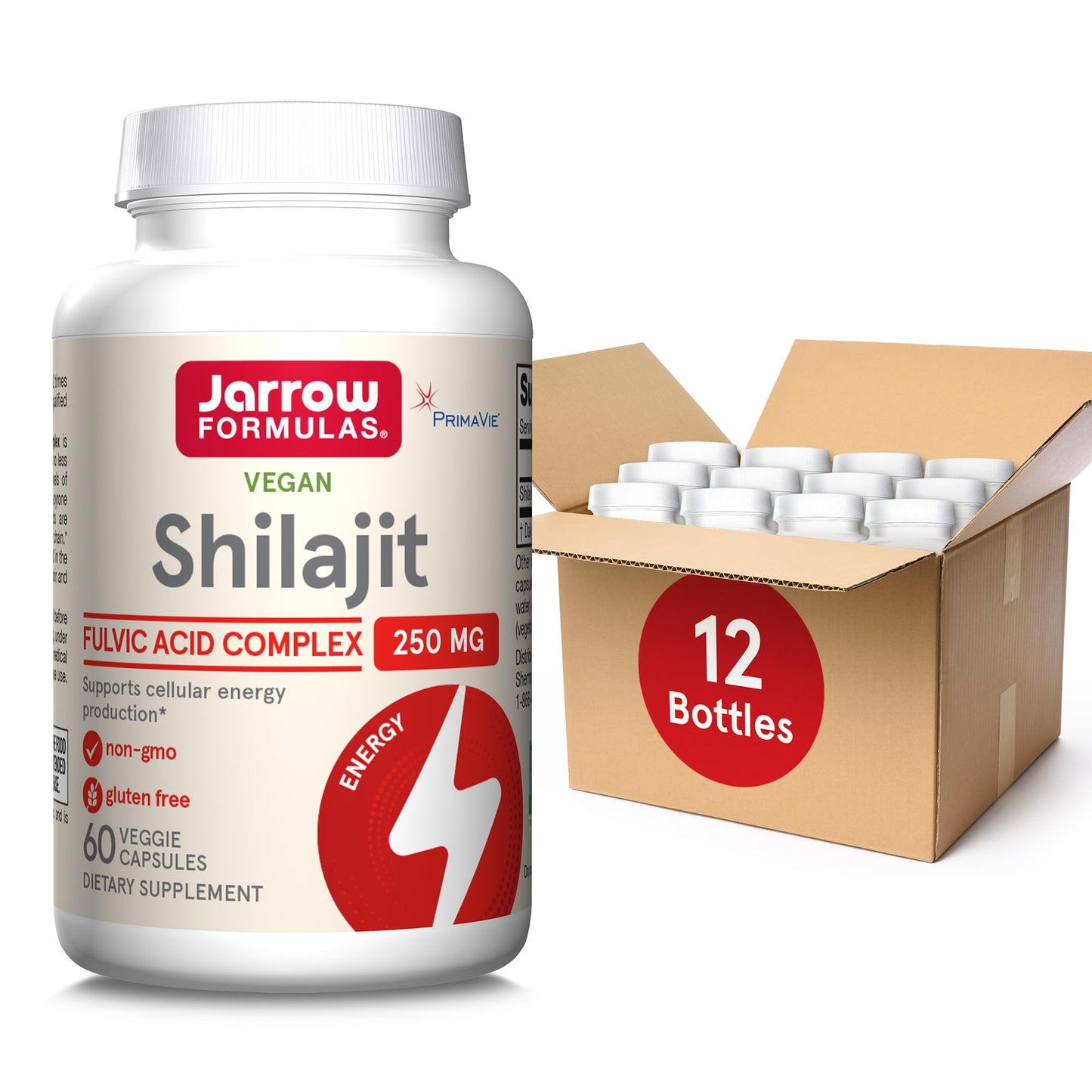Jarrow Formulas Shilajit 250 mg Veggie Capsules, 720 Count