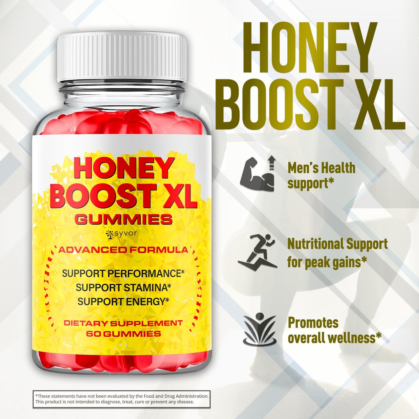 Syvor Honey Boost XL Gummy 120 Gummies