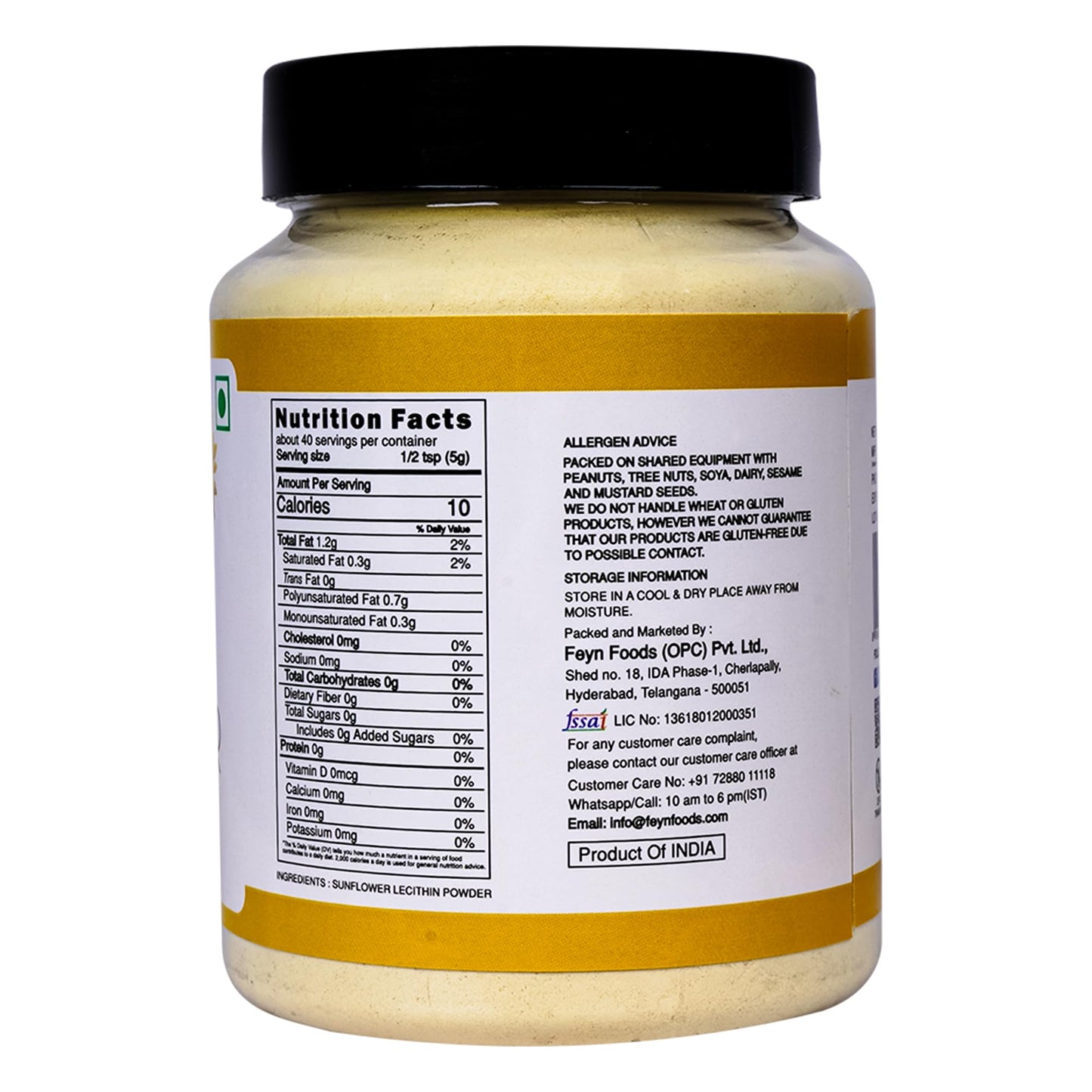 Flavour Drum Sunflower Lecithin Powder 7 oz