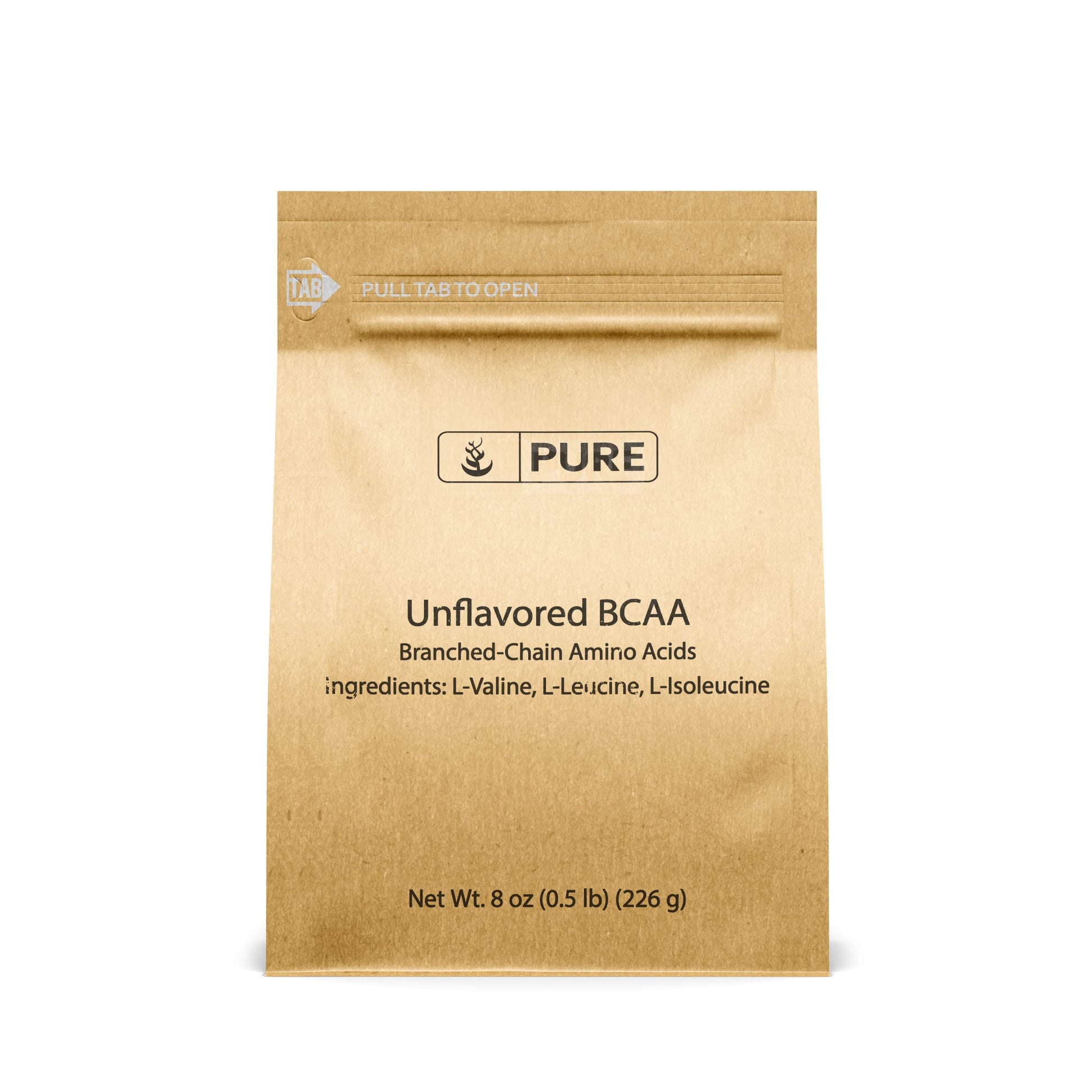 Pure Original Ingredients Unflavored Instantized BCAA Powder, 8 oz