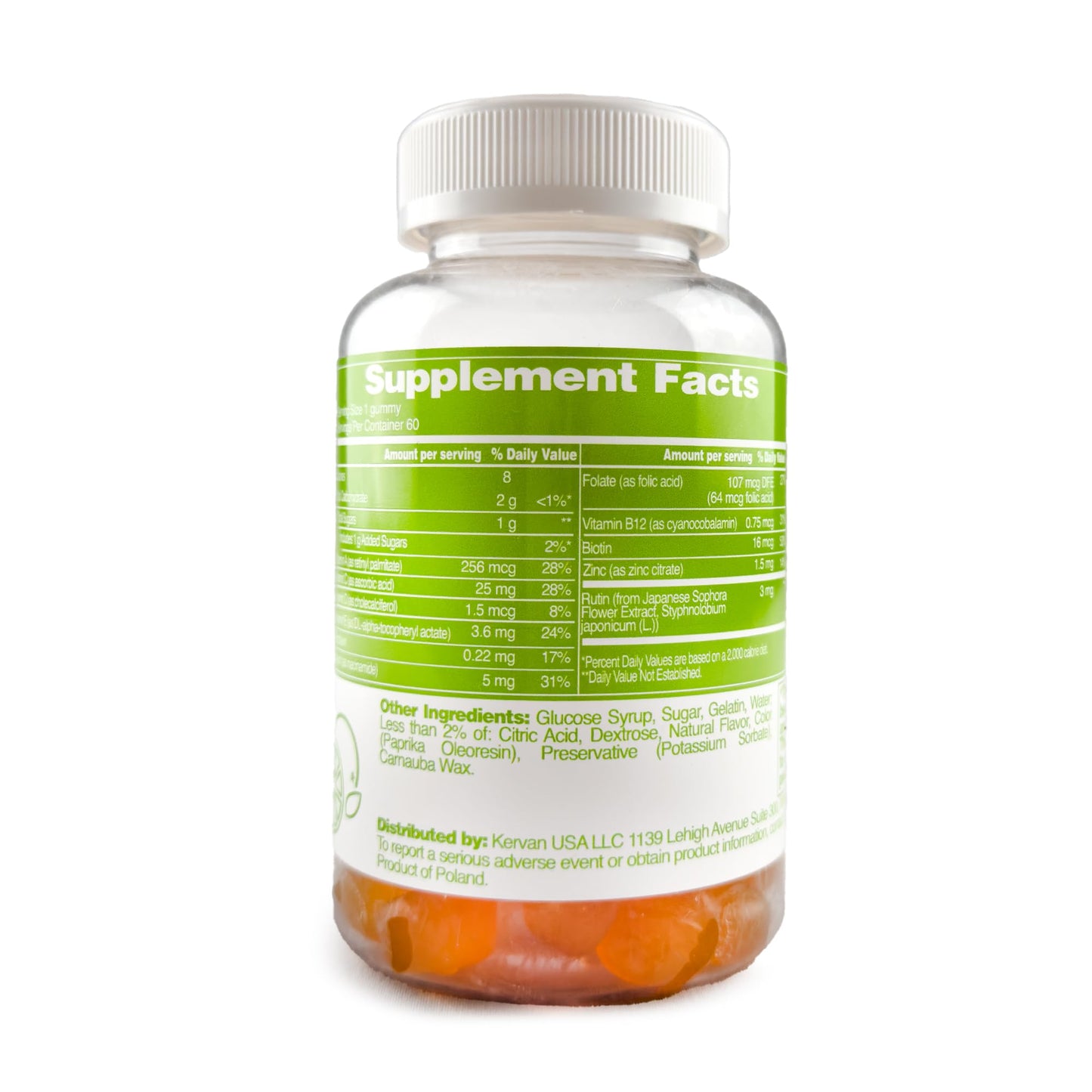 FREEYU Kids Immunity Multivitamin Gummies, 60 Count