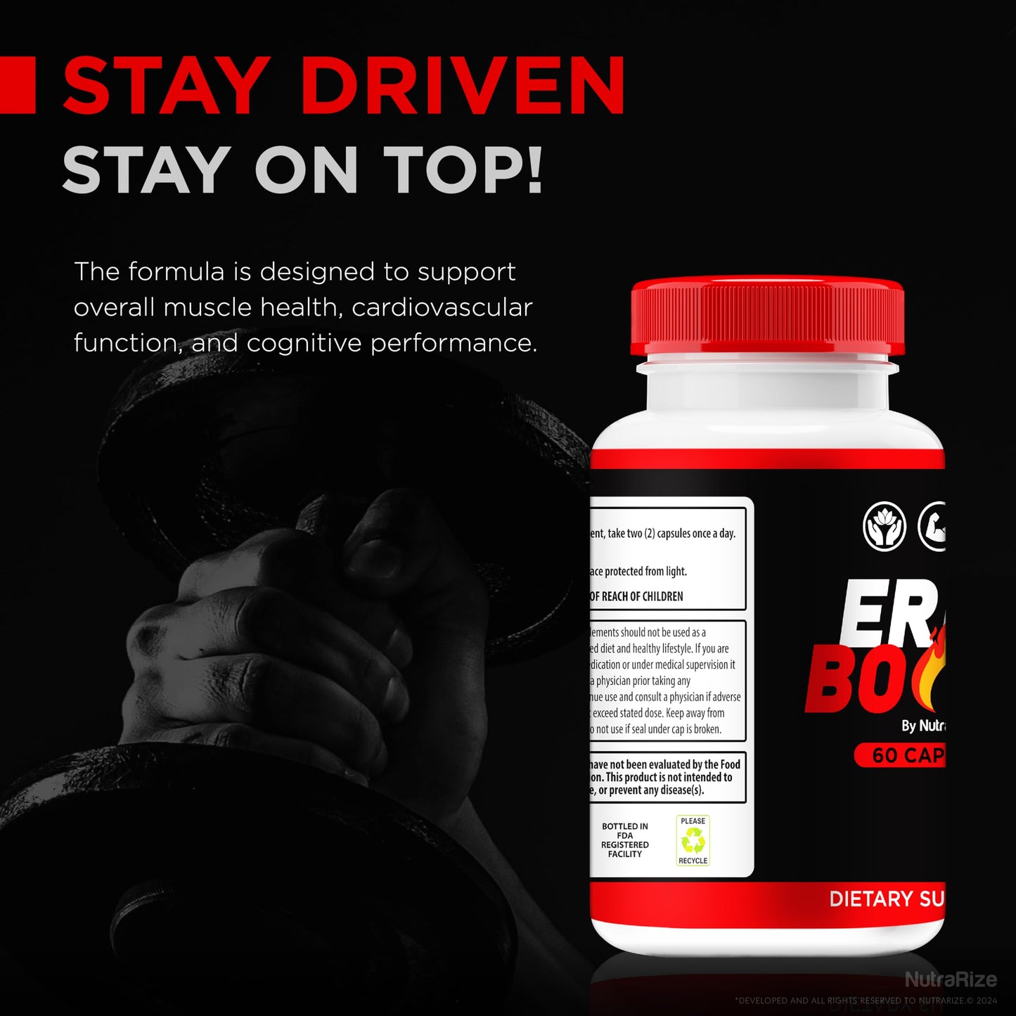 NutraRize ErecBoost 180 Capsules