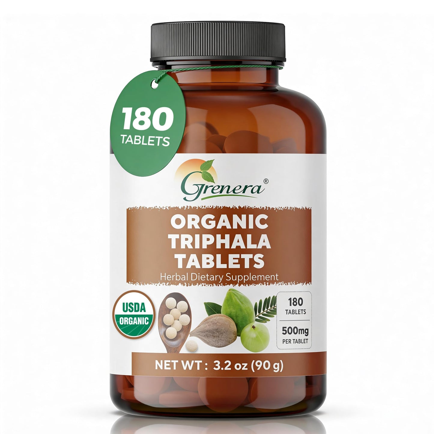 Grenera Triphala Tablets 180 Count