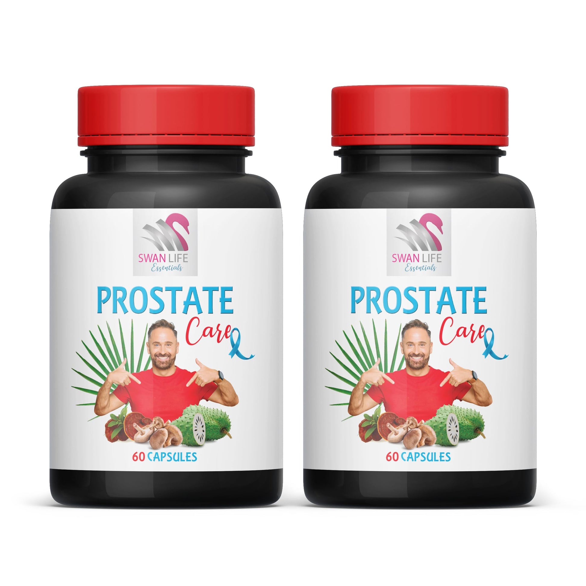 Swan Life Essentials Saw Palmetto Prostate Support Capsules, 120 Count