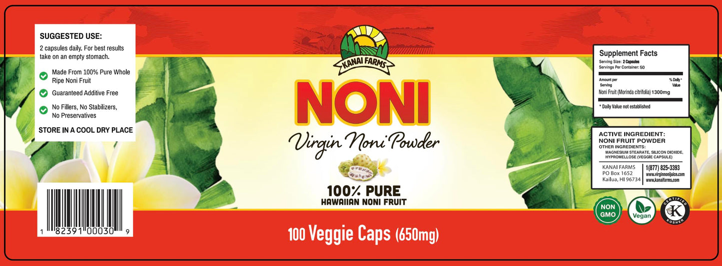 Kanai Farms Virgin Noni Powder 1 Count