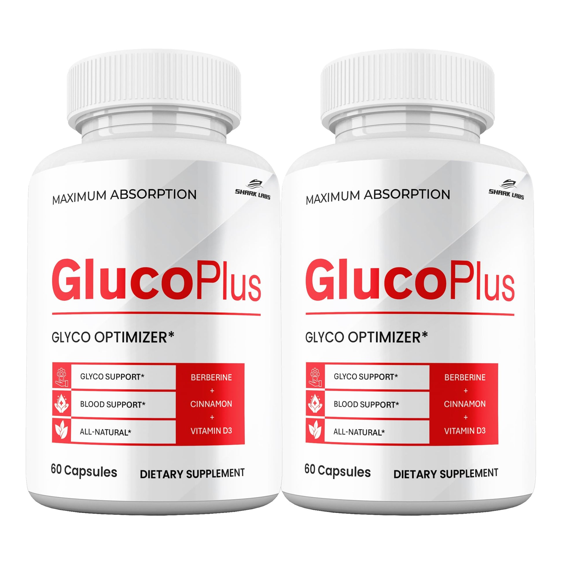 Shark Labs GlucoPlus 60 Capsules